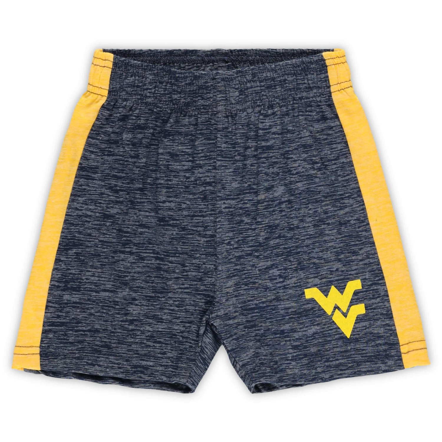 Wes  Willy West Virginia Mountaineers Cloudy Yarn T-Shirt  Shorts Set - view number 3