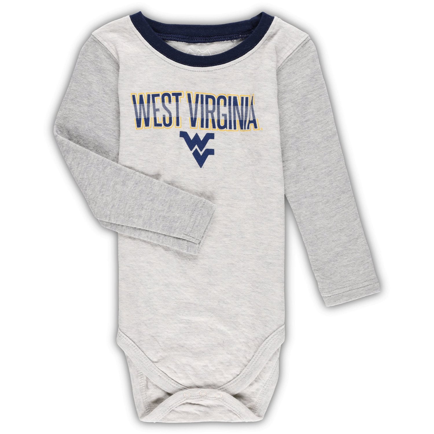 Wes  Willy West Virginia Mountaineers Jie Jie Long Sleeve Bodysuit  Pants Set - view number 2