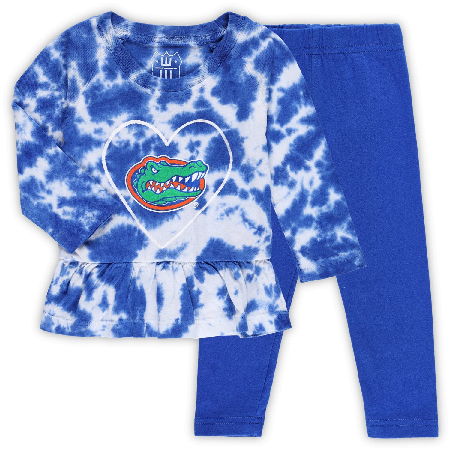 Cubs Double Up Youth Tie Dye Crew Long Sleeve T-shirts