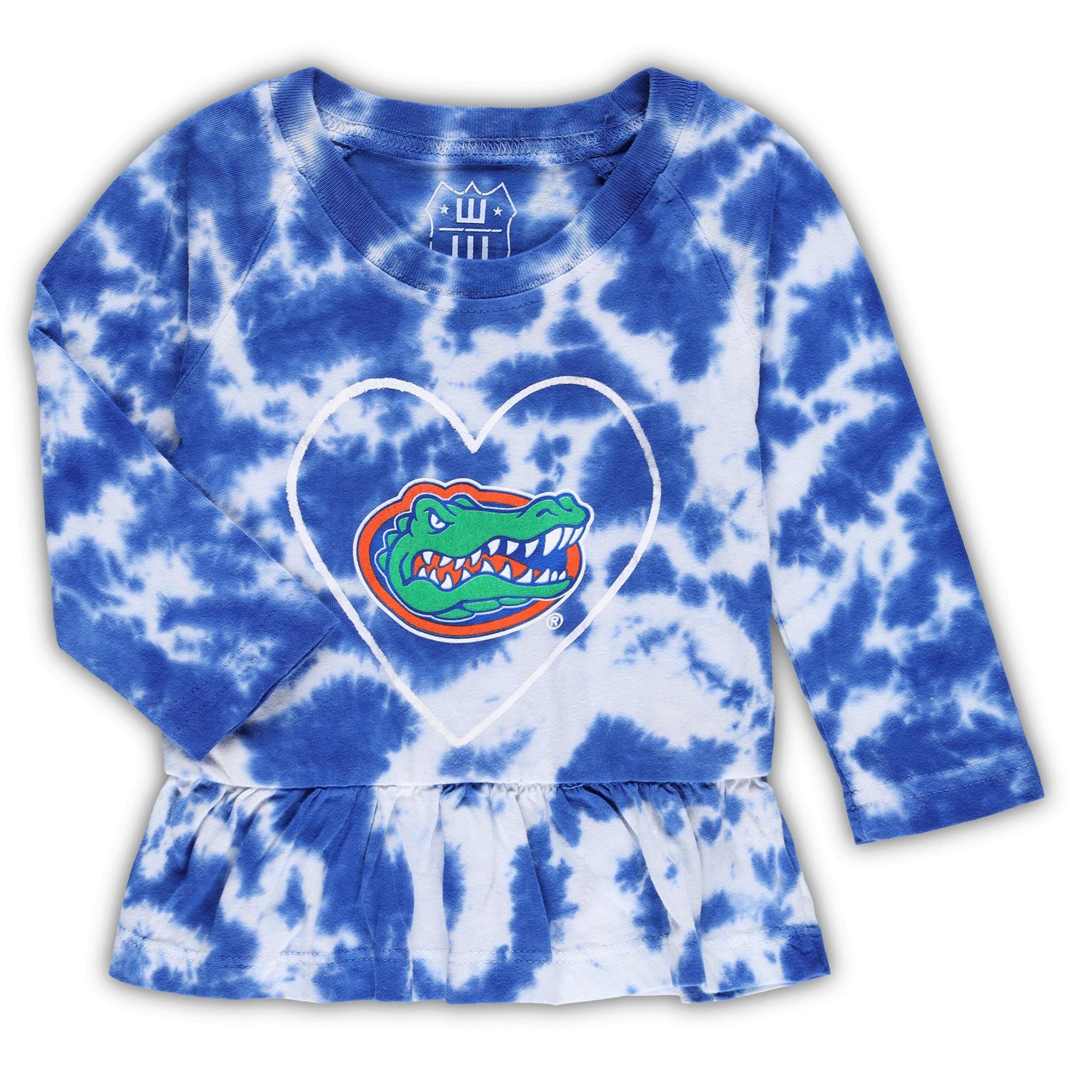 Cubs Double Up Youth Tie Dye Crew Long Sleeve T-shirts