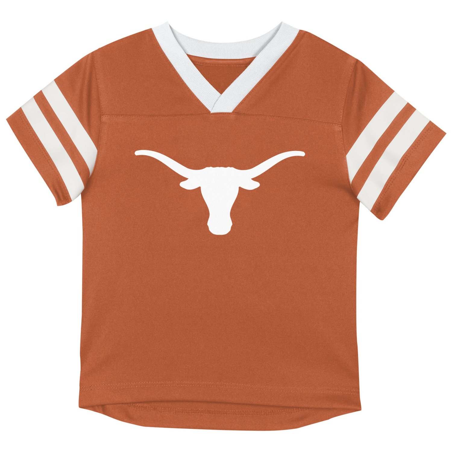 Youth Outerstuff Texas Longhorns Red Zone Two-Piece V-Neck Top and Pants Set - view number 2