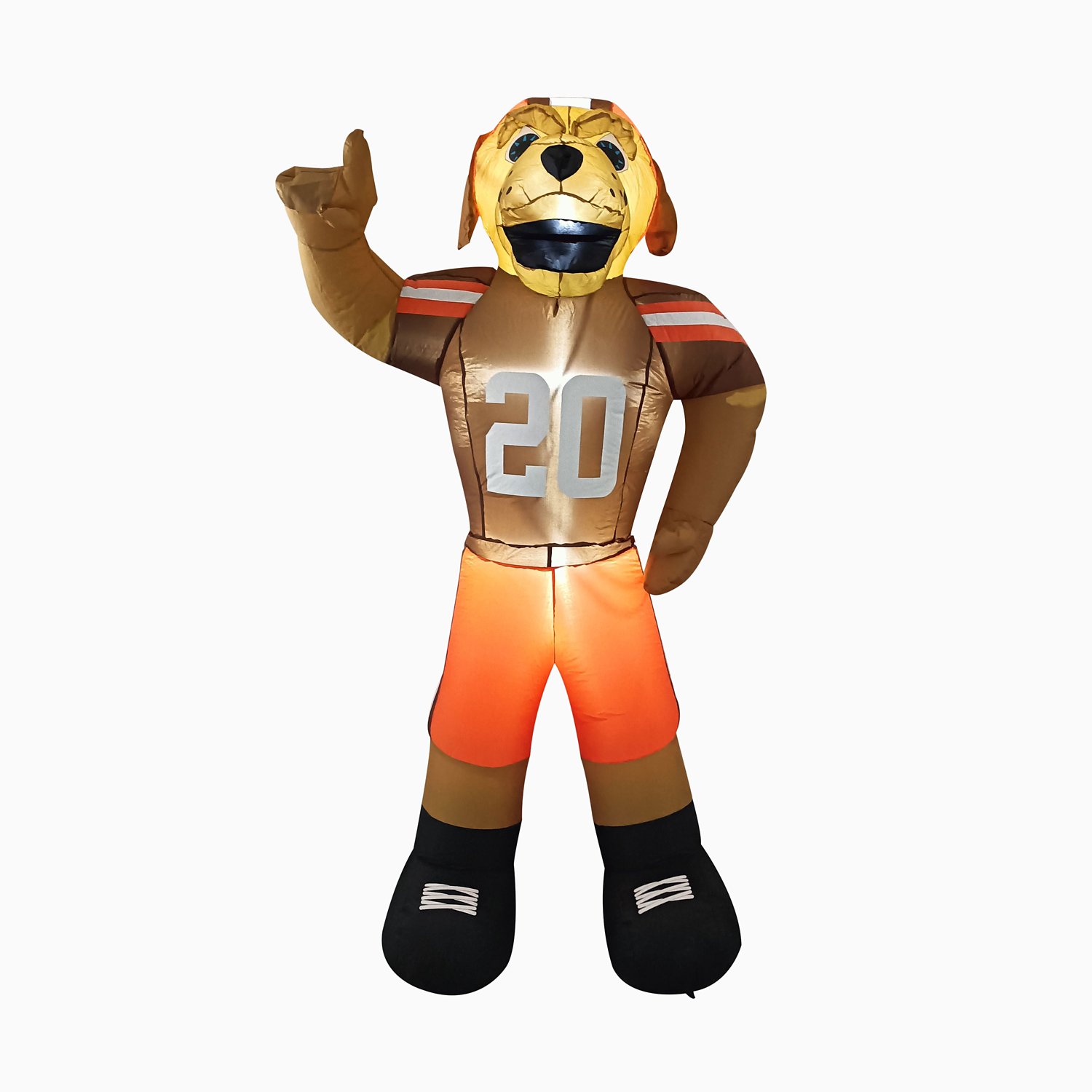 Logo Brands Cleveland Browns 7 ft Yard Inflatable Mascot - view number 2