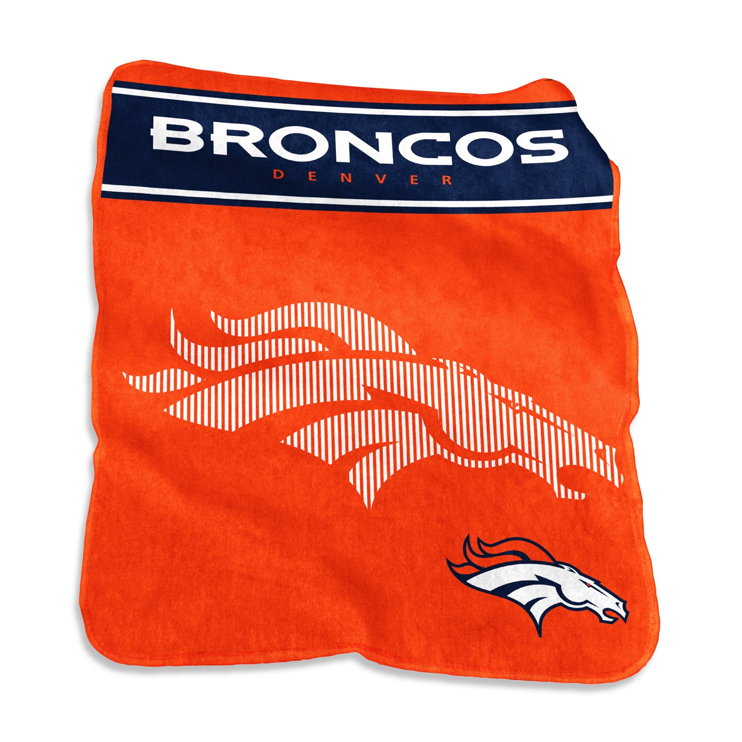 Logo Brands Denver Broncos 60 in x 80 in Raschel Throw                                                                           - view number 2
