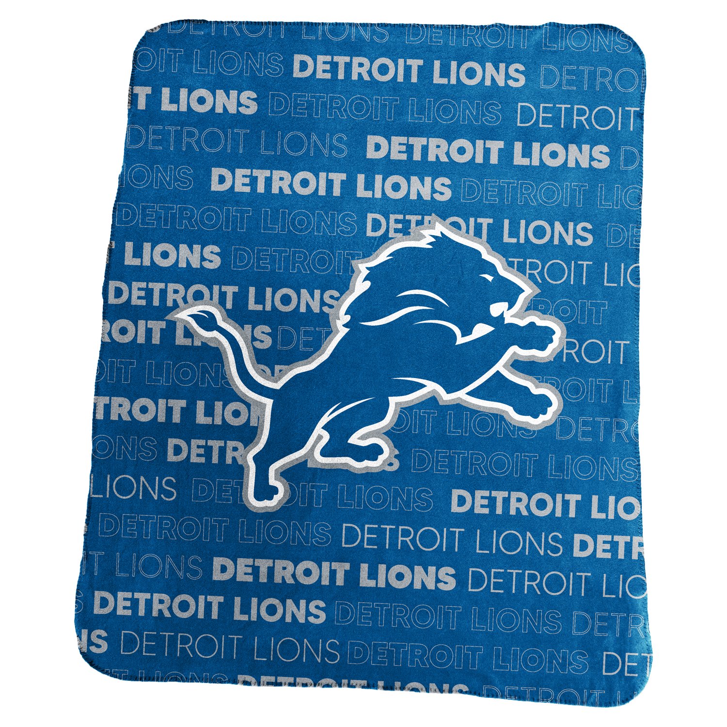 Logo Brands Detroit Lions Classic Fleece Throw                                                                                   - view number 2