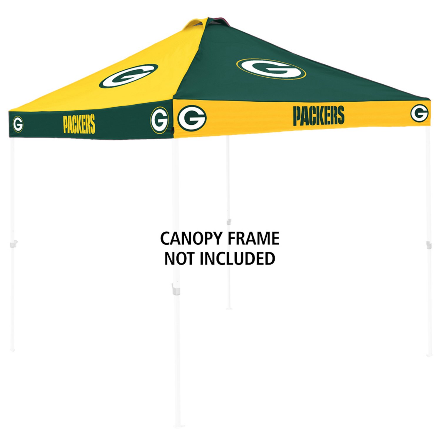 Logo Brands Green Bay Packers Checkerboard Canopy Top - view number 2