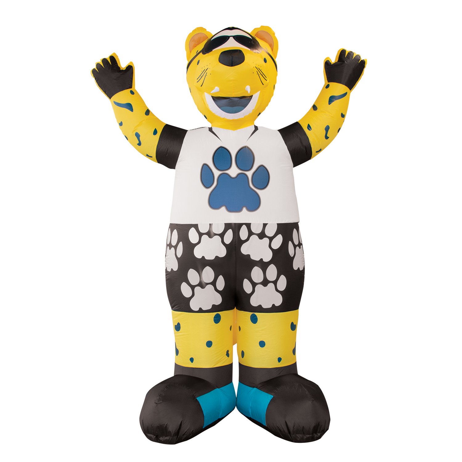 Logo Brands Jacksonville Jaguars 7 ft Yard Inflatable Mascot - view number 2