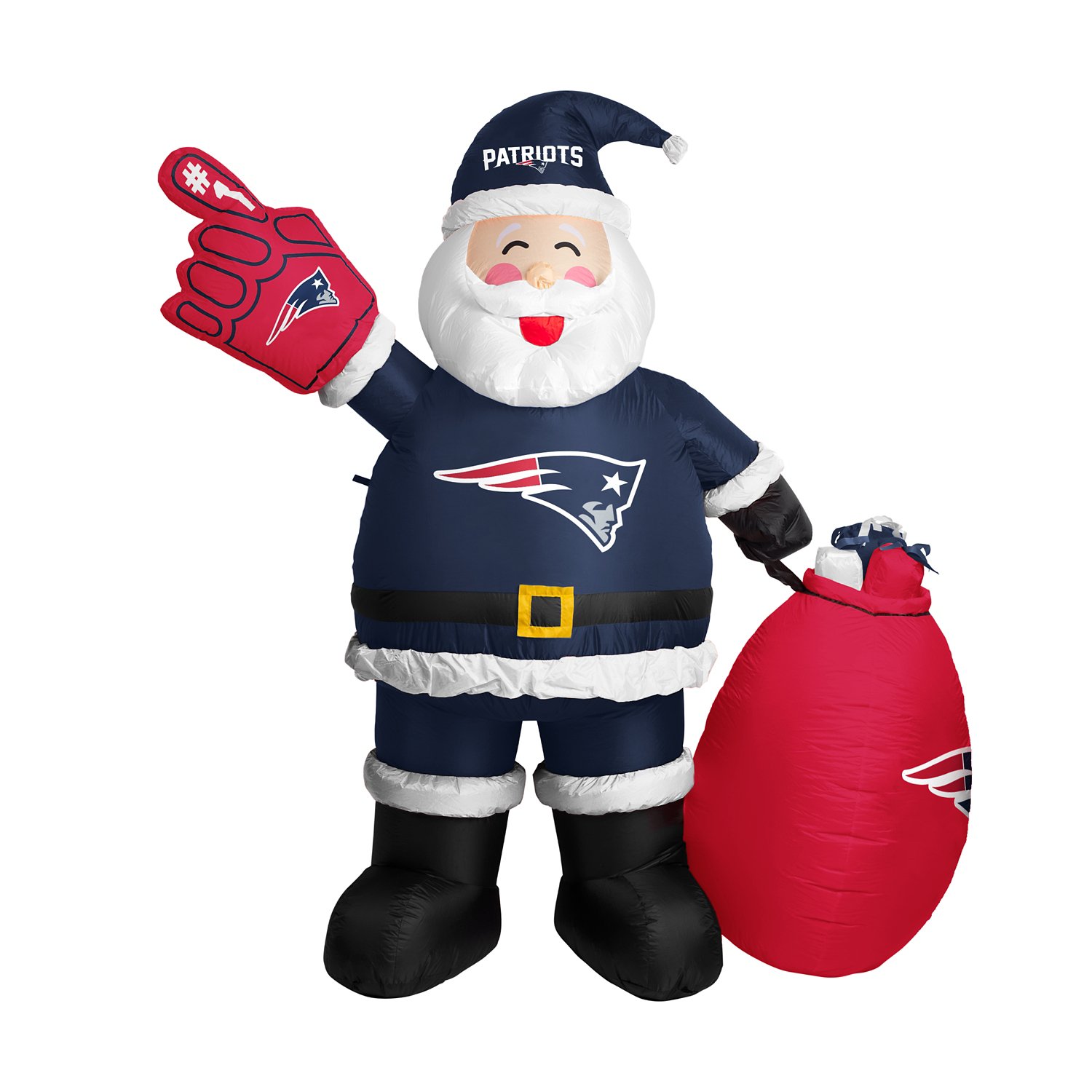Logo Brands New England Patriots 7 ft Inflatable Santa - view number 2