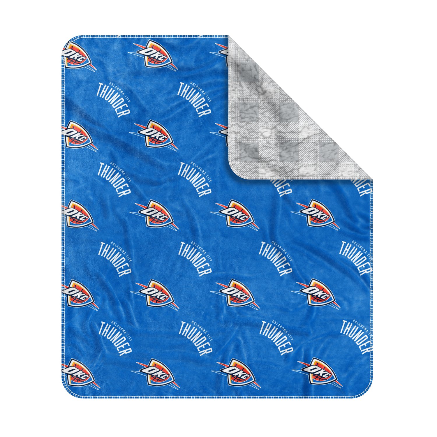 Logo Brands Oklahoma City Thunder 50x60in Plush Throw - view number 2