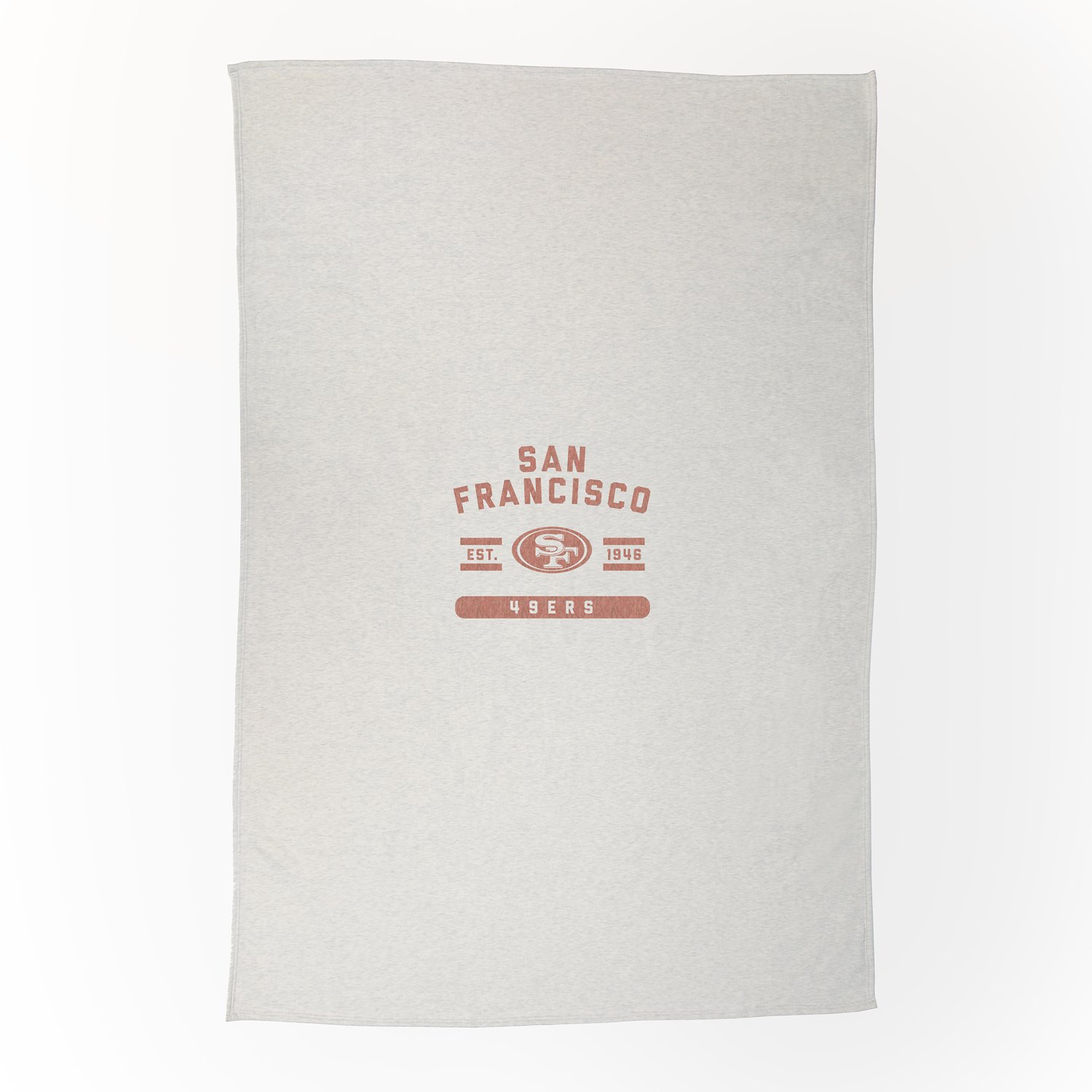 Logo Brands San Francisco 49ers Sublimated Sweatshirt Blanket - view number 2