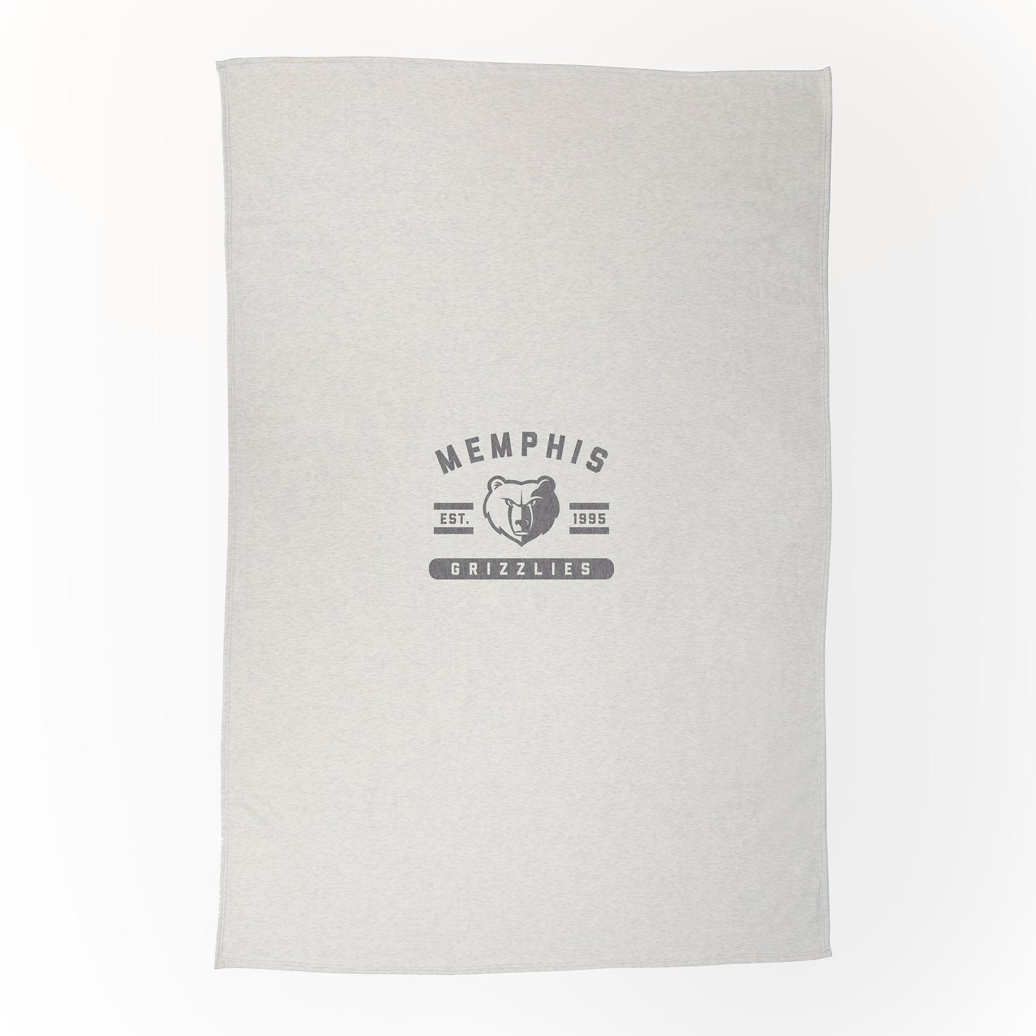 Logo Memphis Grizzlies Sublimated Sweatshirt Blanket                                                                             - view number 1