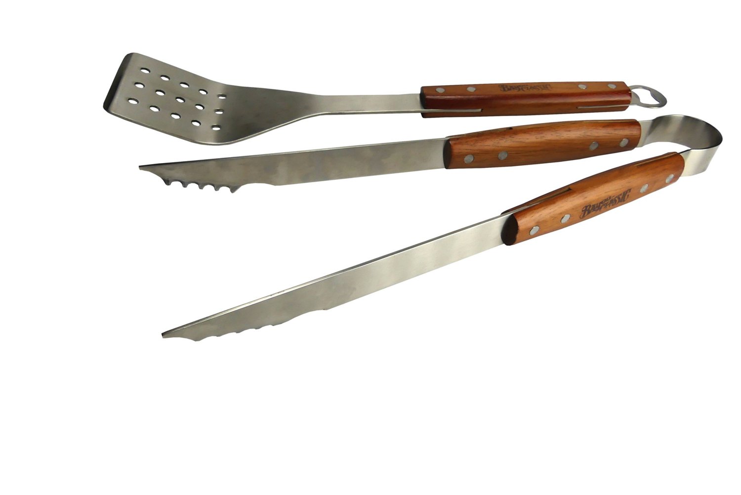 Bayou Classic 2-Piece Stainless Grill Tool Set, Spatula and Tongs                                                                - view number 1