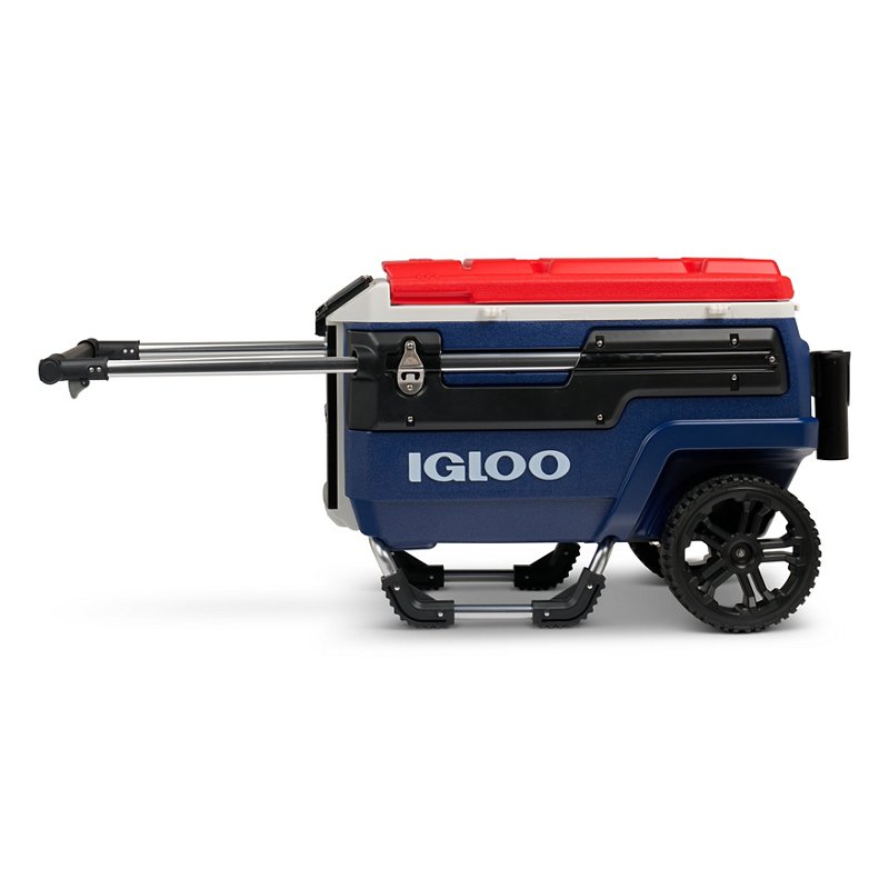 Igloo Trailmate Journey 70 qt Cooler Blue/Red - Ice Chests/Wtr Coolrs at Academy Sports