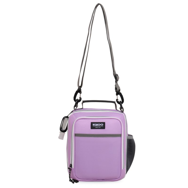 Igloo Vertical Everyday Lunch Box with Hand Sanitizer Purple - Prsnl Coolrs Soft/Hard at Academy Sports