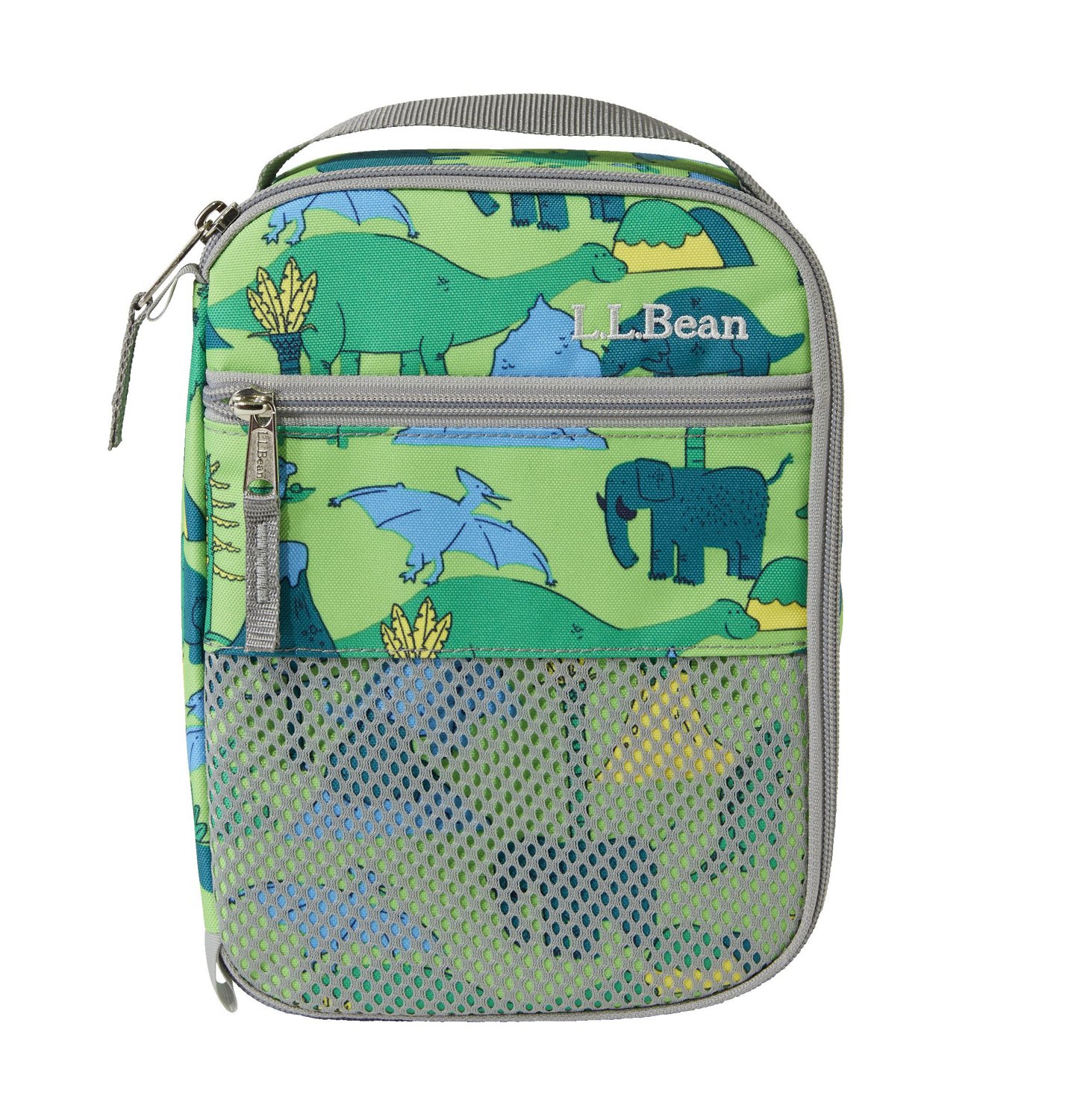 L.L.Bean Neon Dino Print Lunch Box