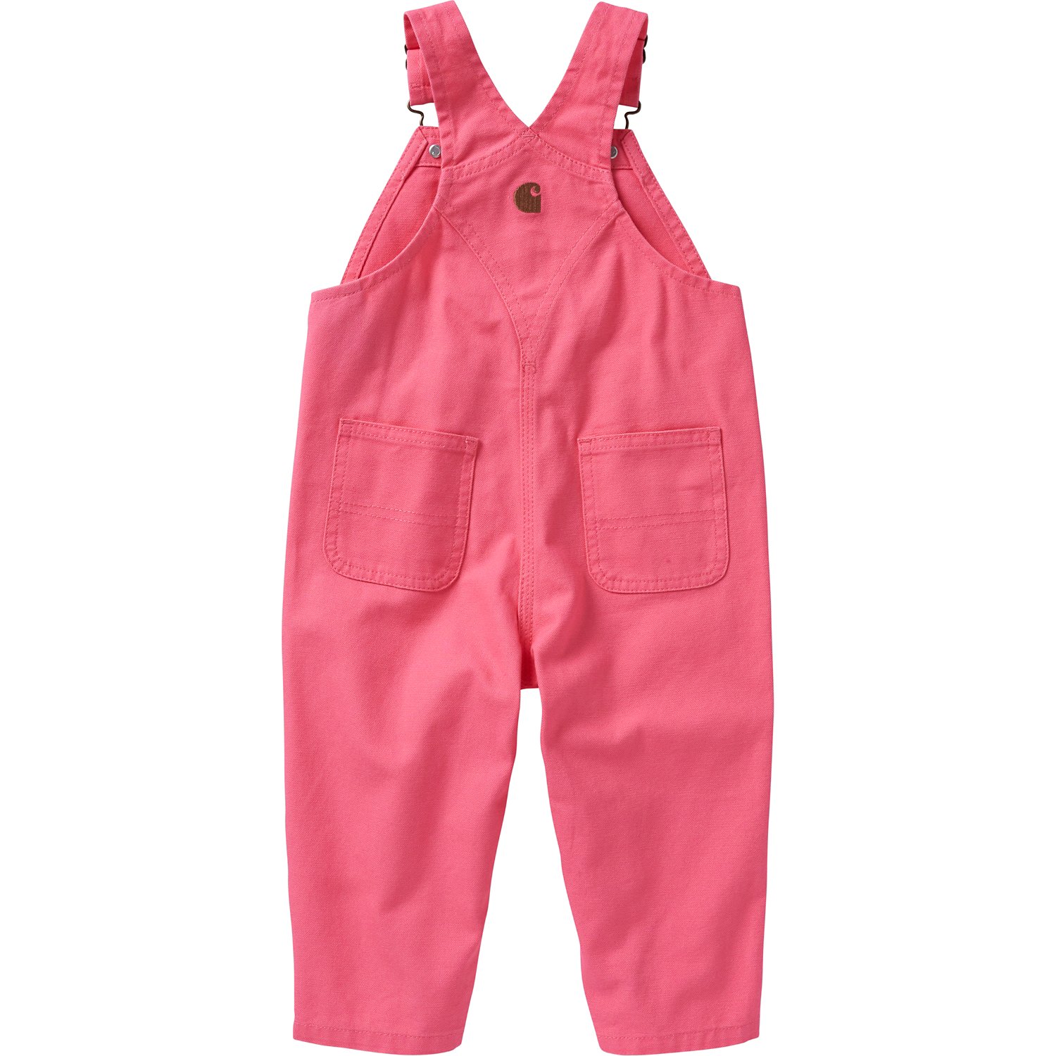 Carhartt Infant Girls' Canvas Bib Loose Fit Overalls - view number 2