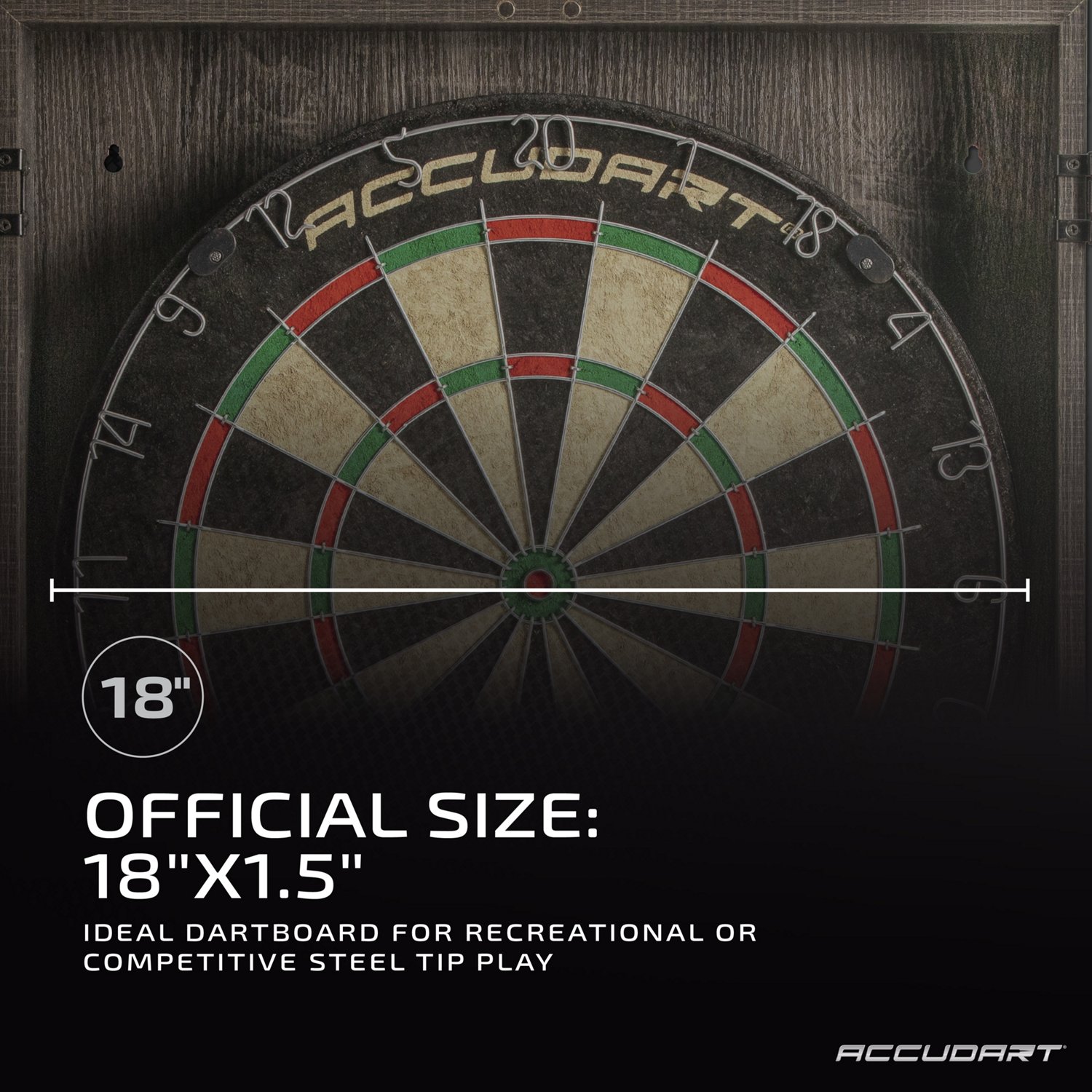 Accudart Armada Bristle Dartboard Cabinet Set - view number 2