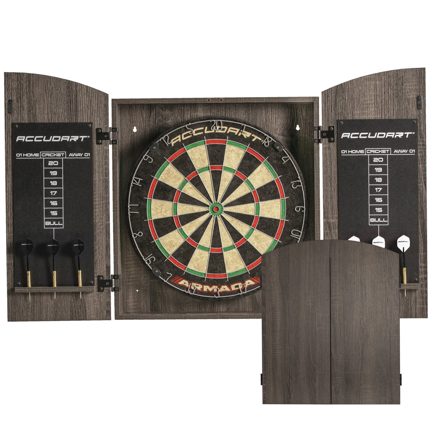 Accudart Armada Bristle Dartboard Cabinet Set | Academy