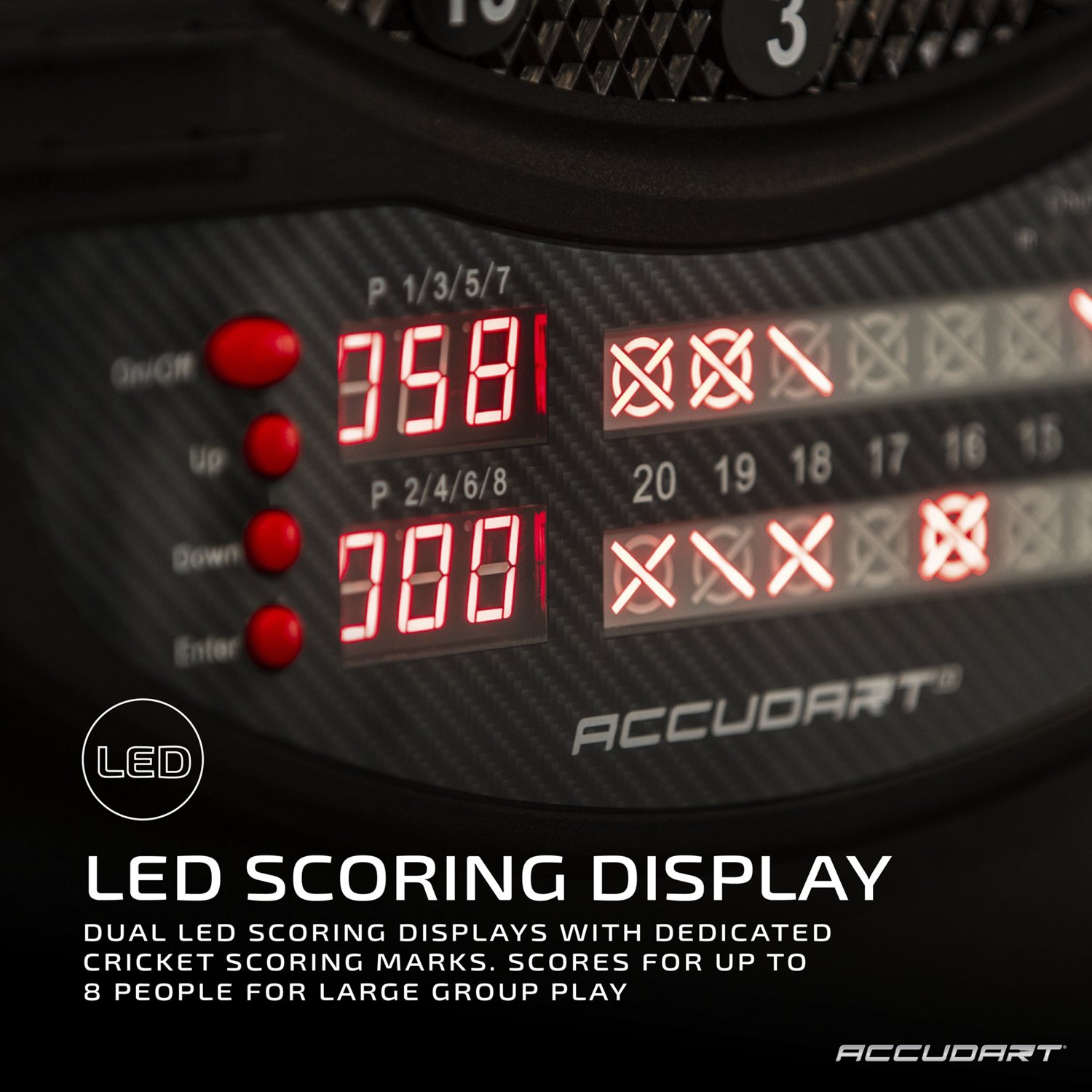 Accudart Meteor Electronic Dartboard - view number 6