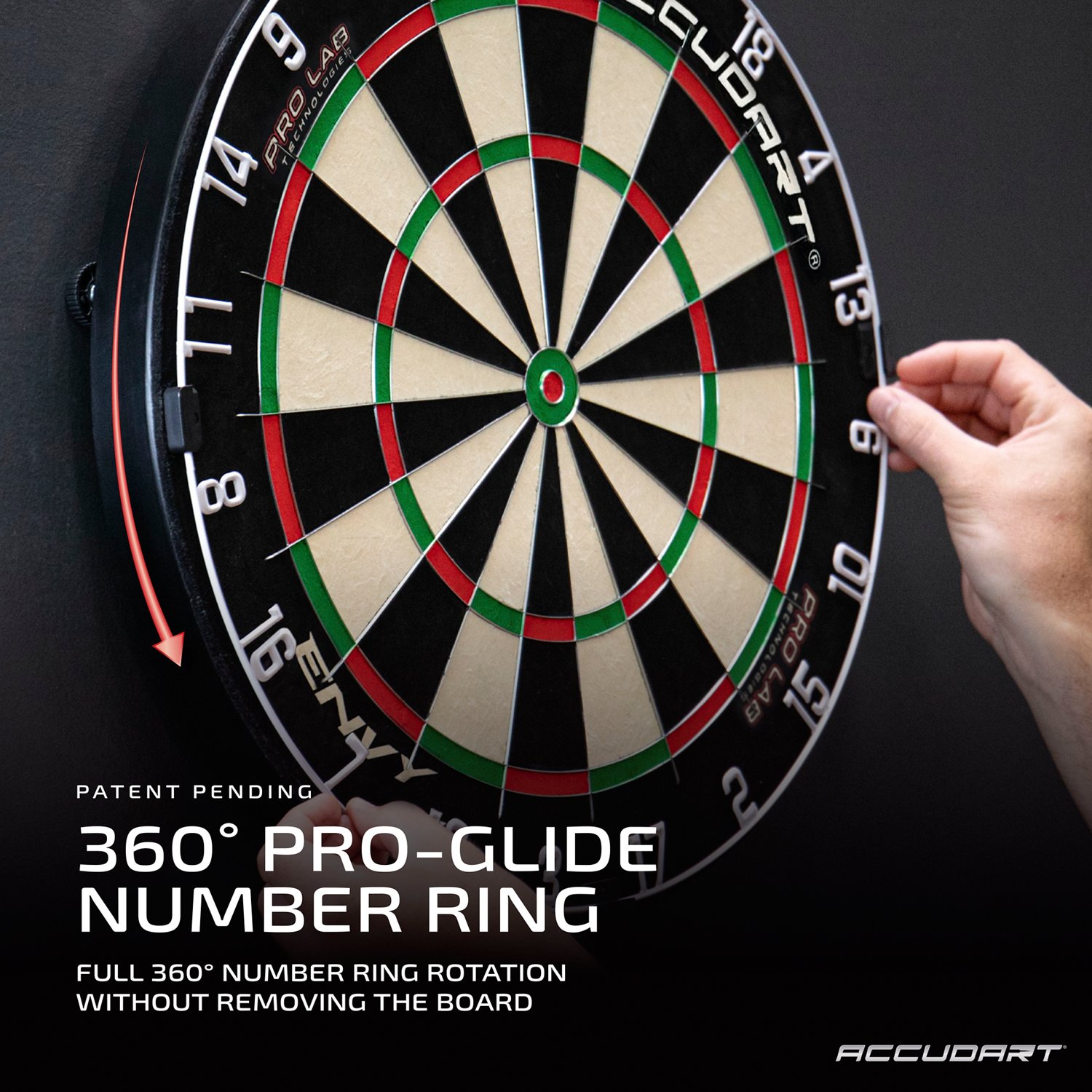 Accudart Envy Bristle Dartboard - view number 2