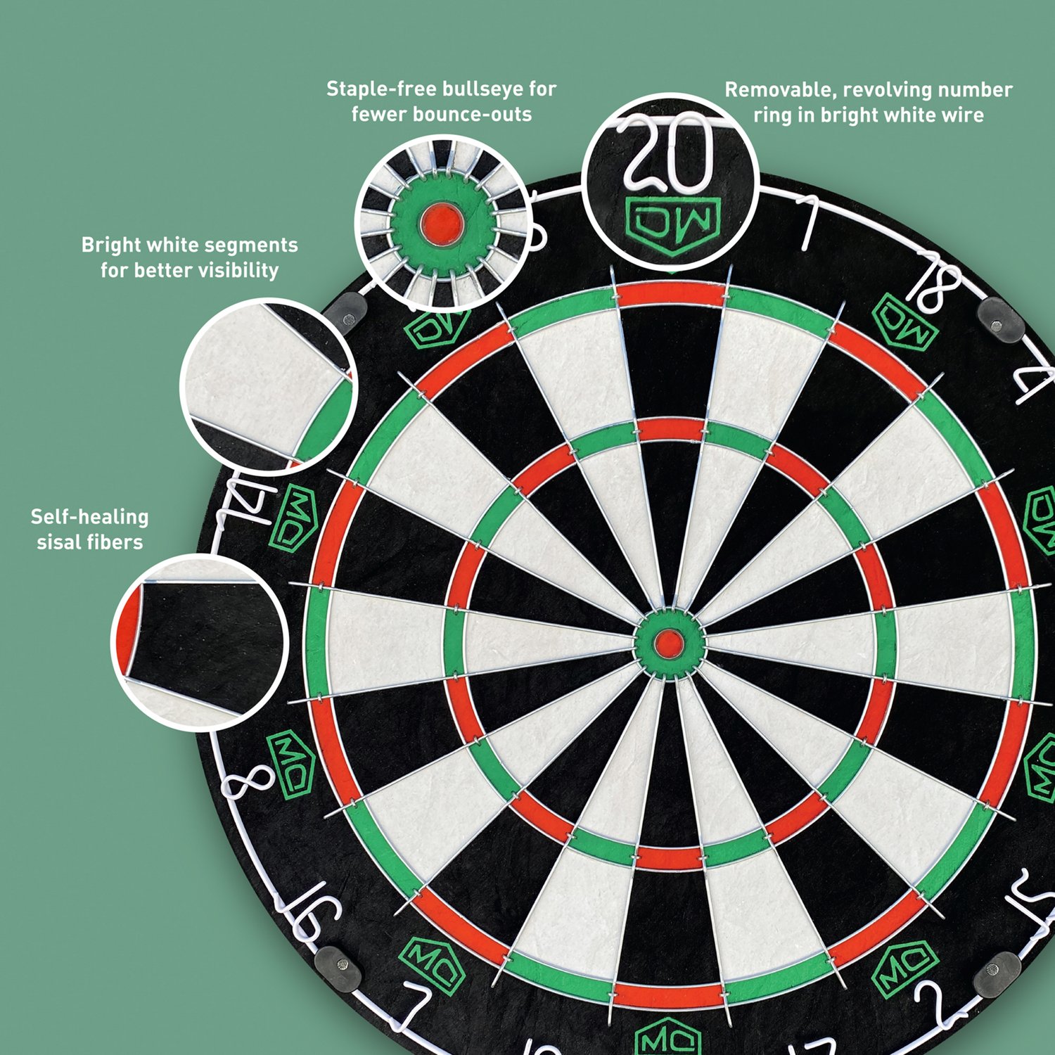 Dart World Original Dartboard                                                                                                    - view number 3