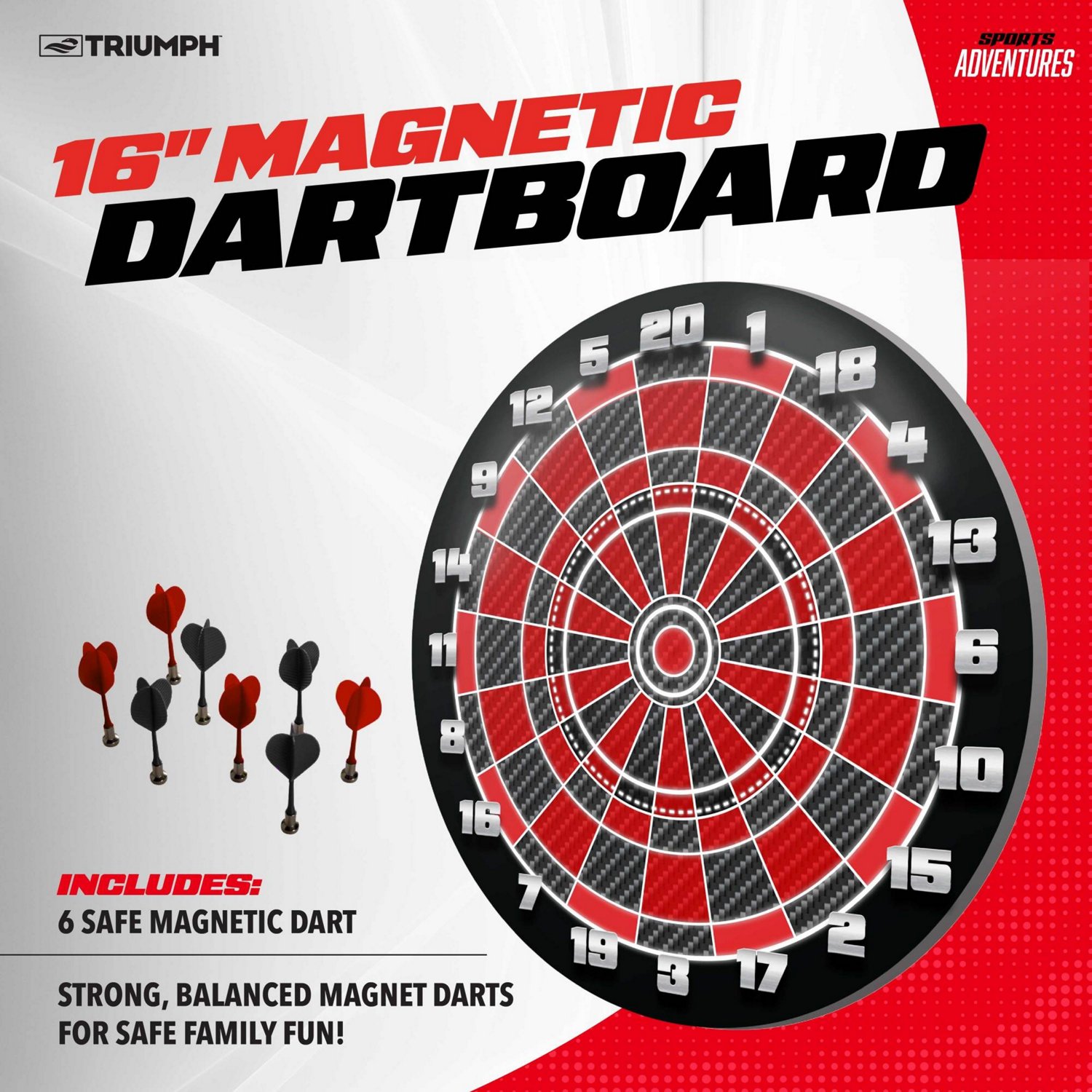 Triumph Sports Adventures Magnetic Dartboard - view number 2