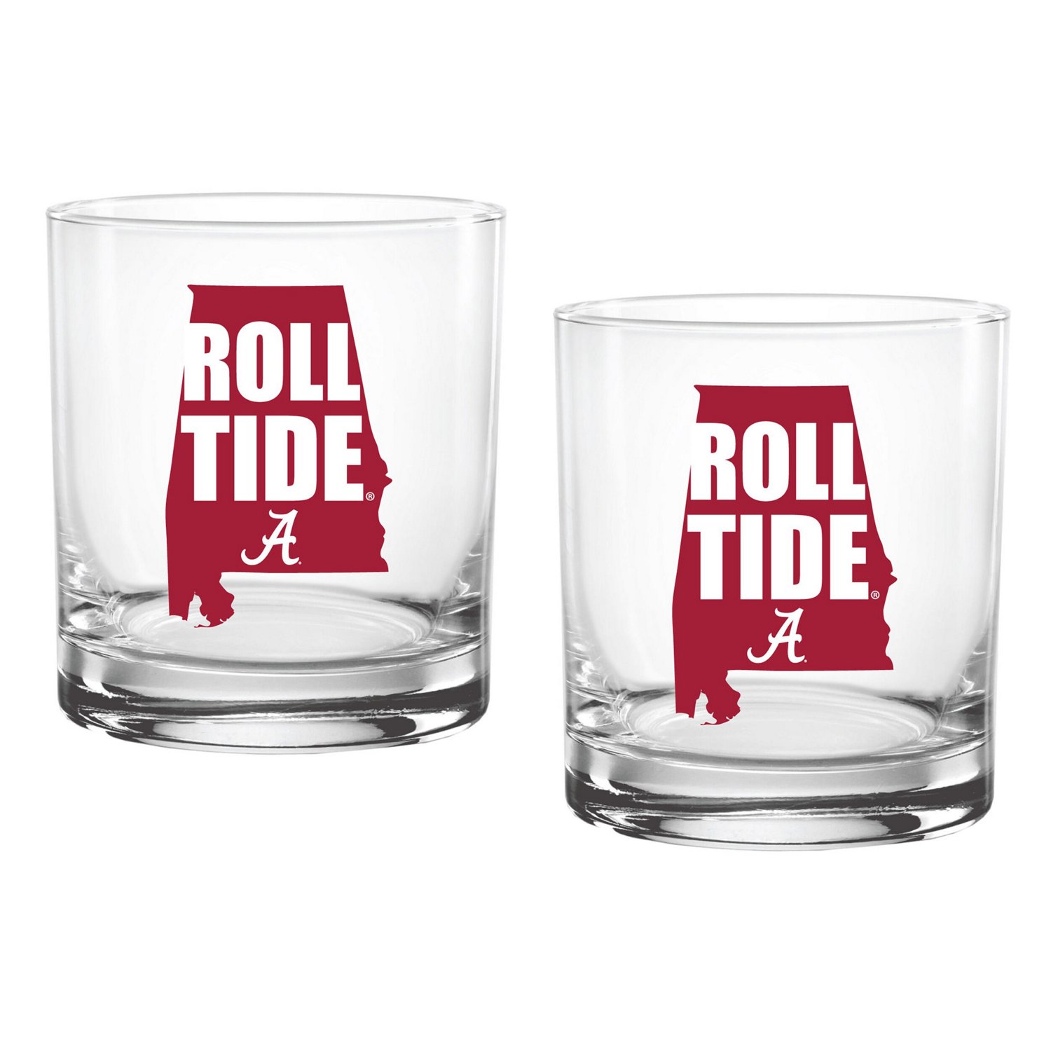 Alabama Crimson Tide Two-Pack 14oz Hometown Glass Set