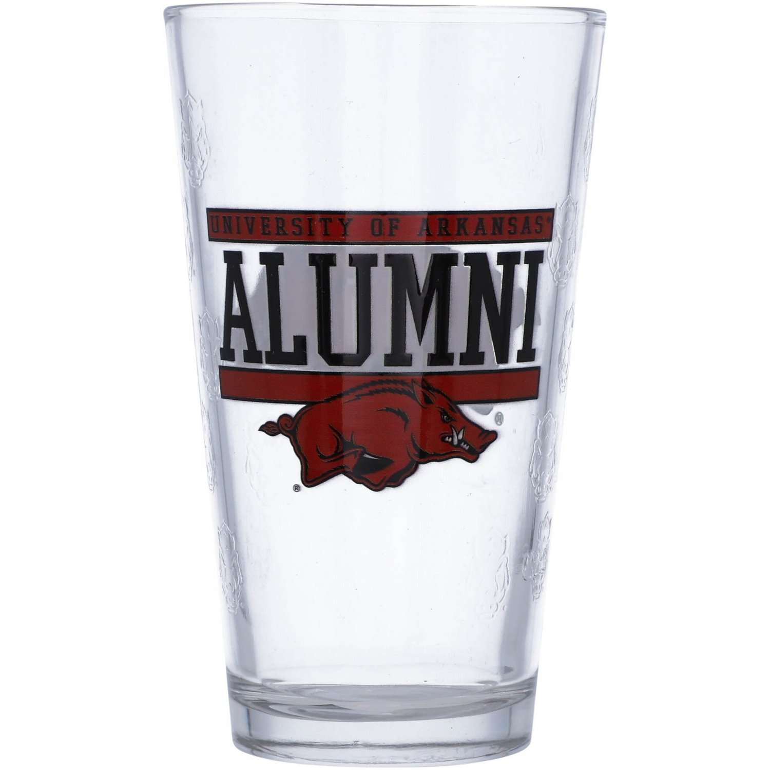 Arkansas Razorbacks 16oz Repeat Alumni Pint Glass
