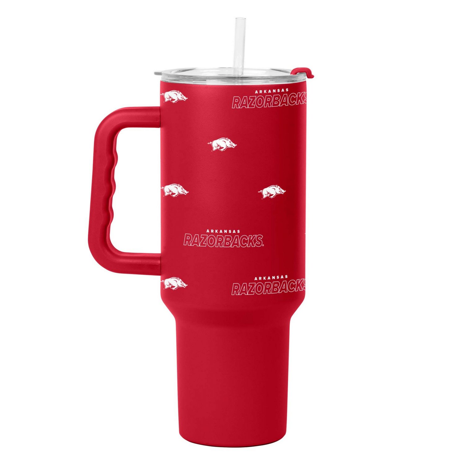 Arkansas Razorbacks 40oz Step and Repeat Powder Coat Tumbler