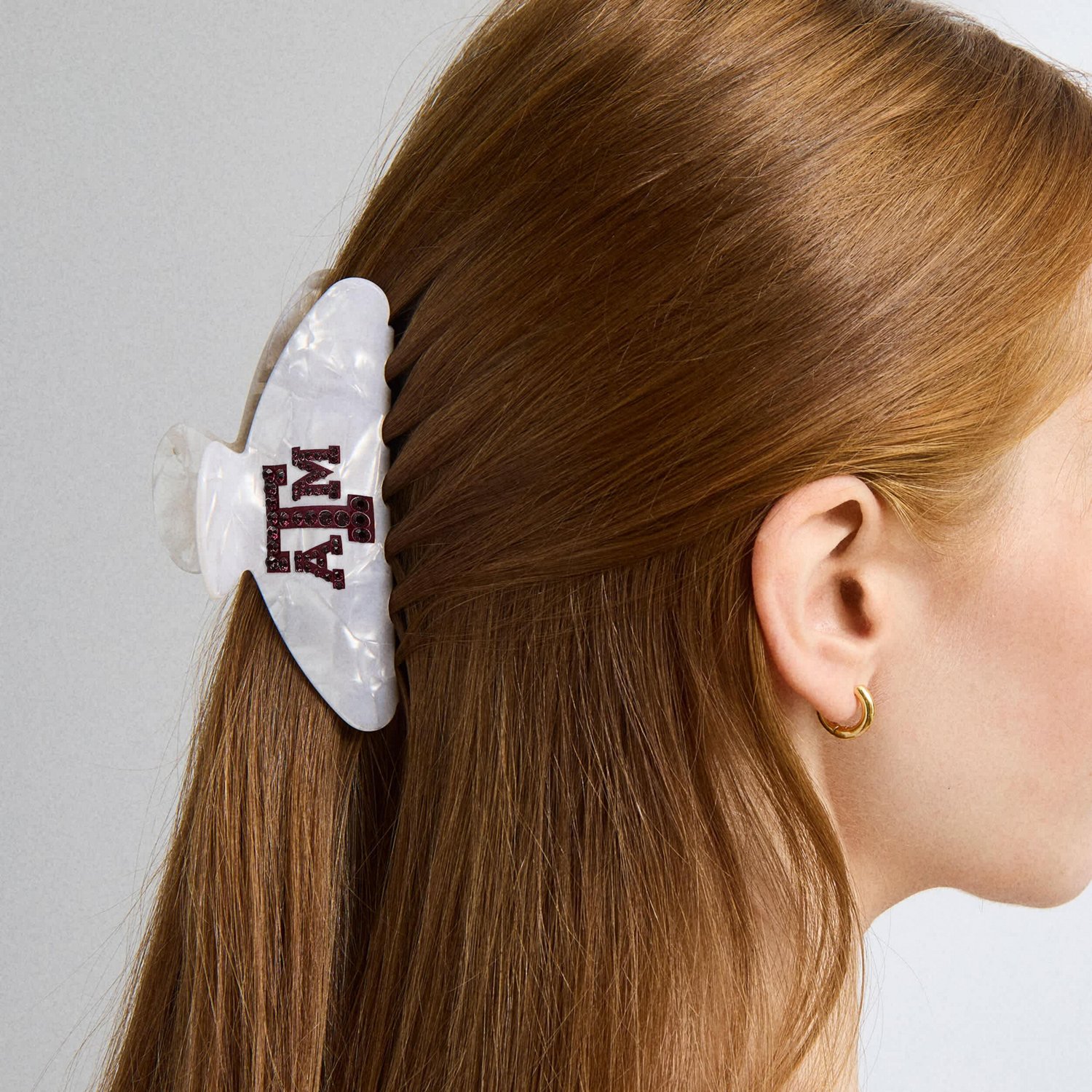 BaubleBar Texas AM Aggies Claw Hair Clip                                                                                         - view number 2