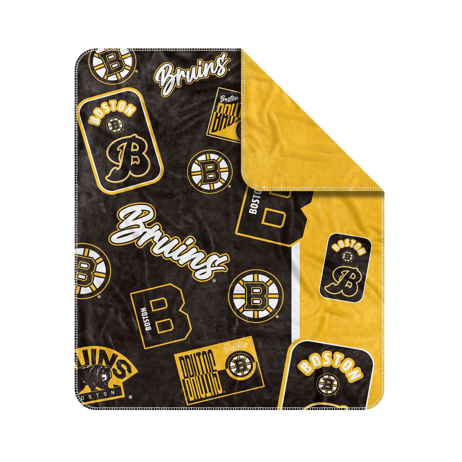 Boston Bruins 50" x 60" Dream Weave Throw Blanket - view number 2