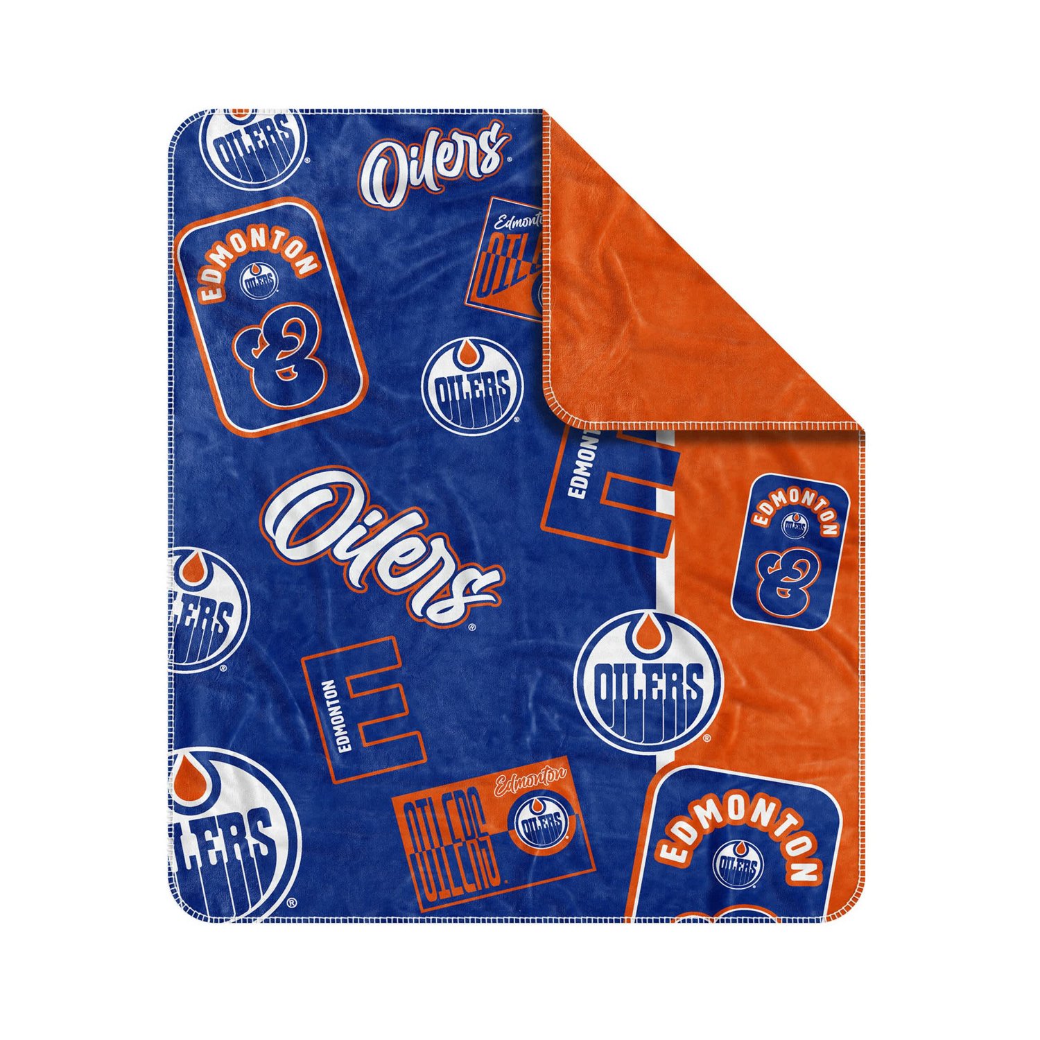 Edmonton Oilers 50 x 60 Dream Weave Throw Blanket - view number 2