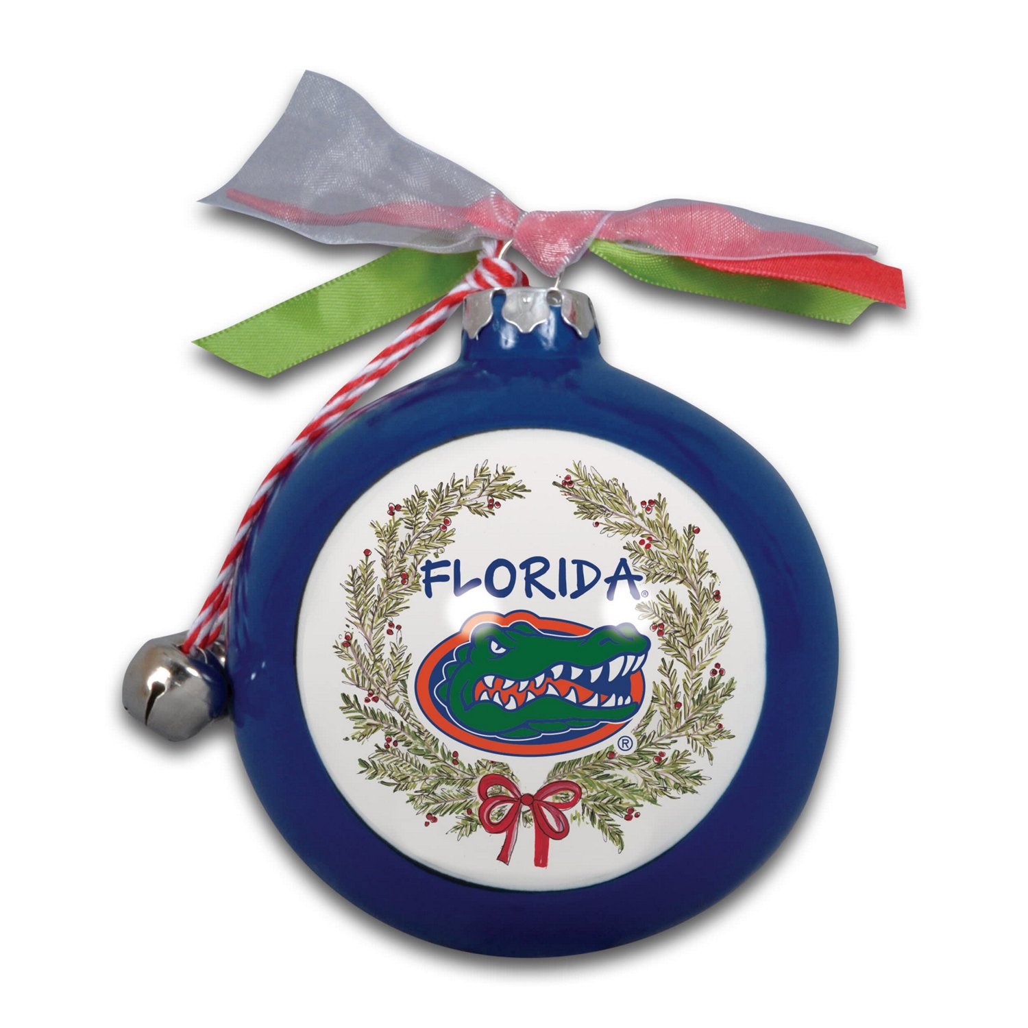Florida Gators Wreath Kickoff Painted Ornament - view number 1