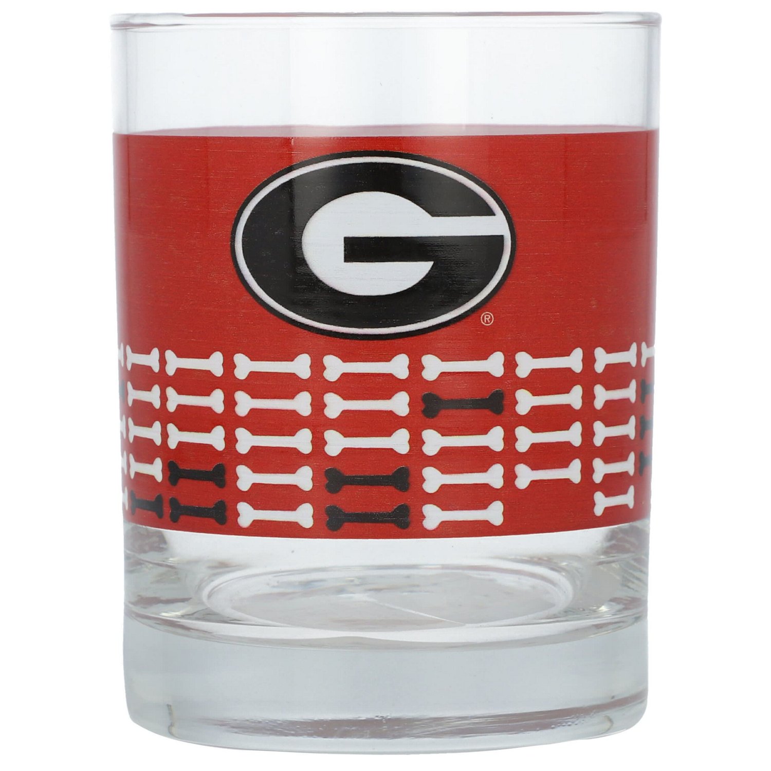 Georgia Bulldogs 14oz Heritage Rocks Glass - view number 1