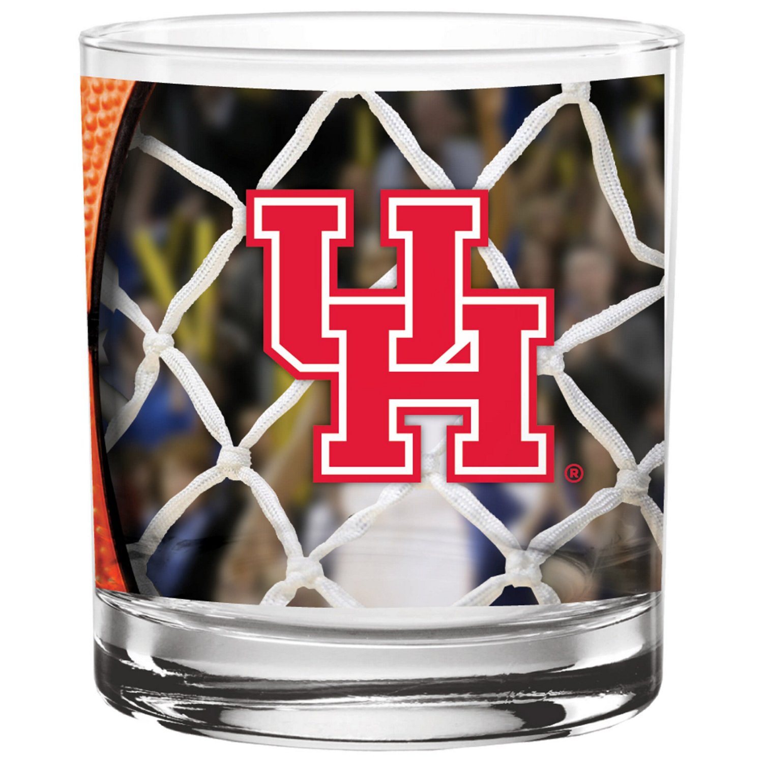 Houston Cougars 14oz Basketball Glass