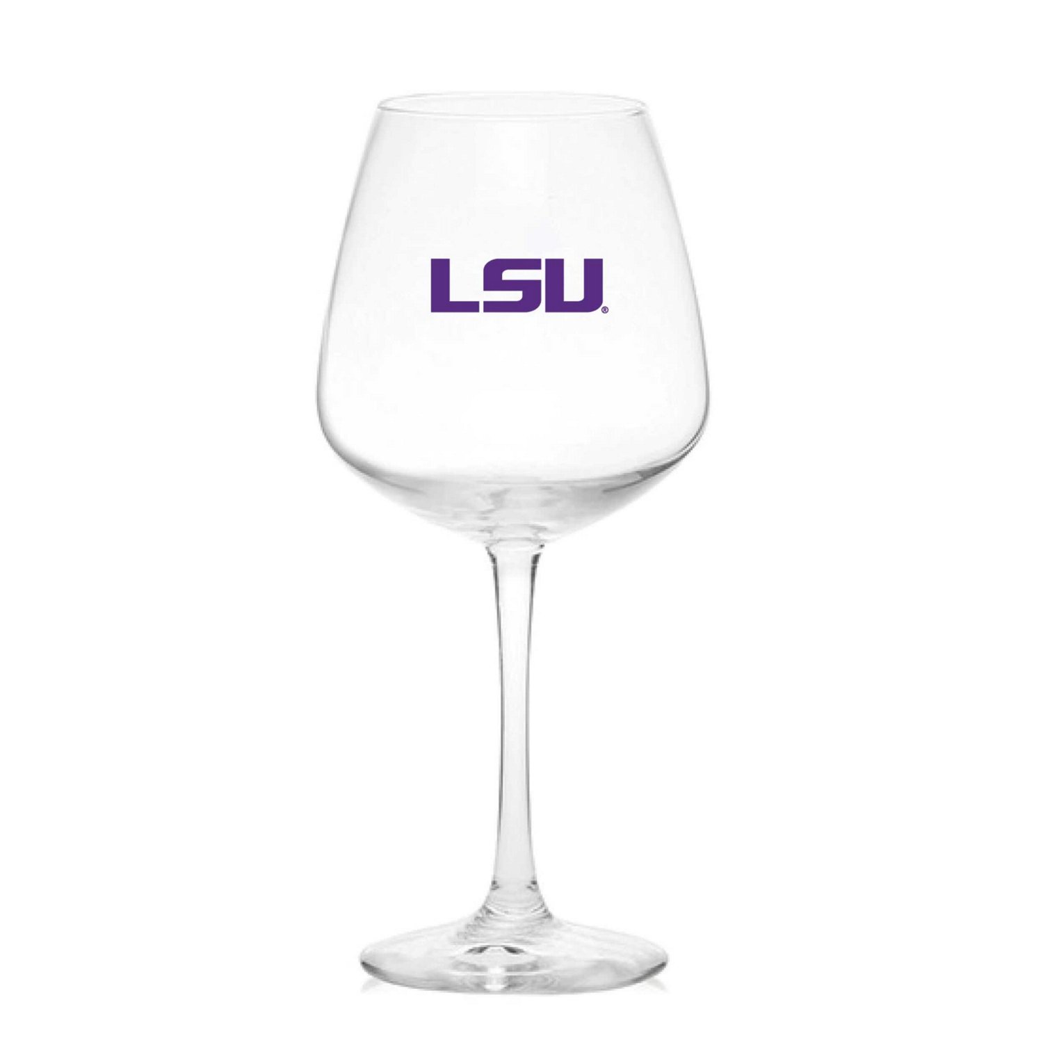 LSU Tigers 18oz Stemmed Wine Glass