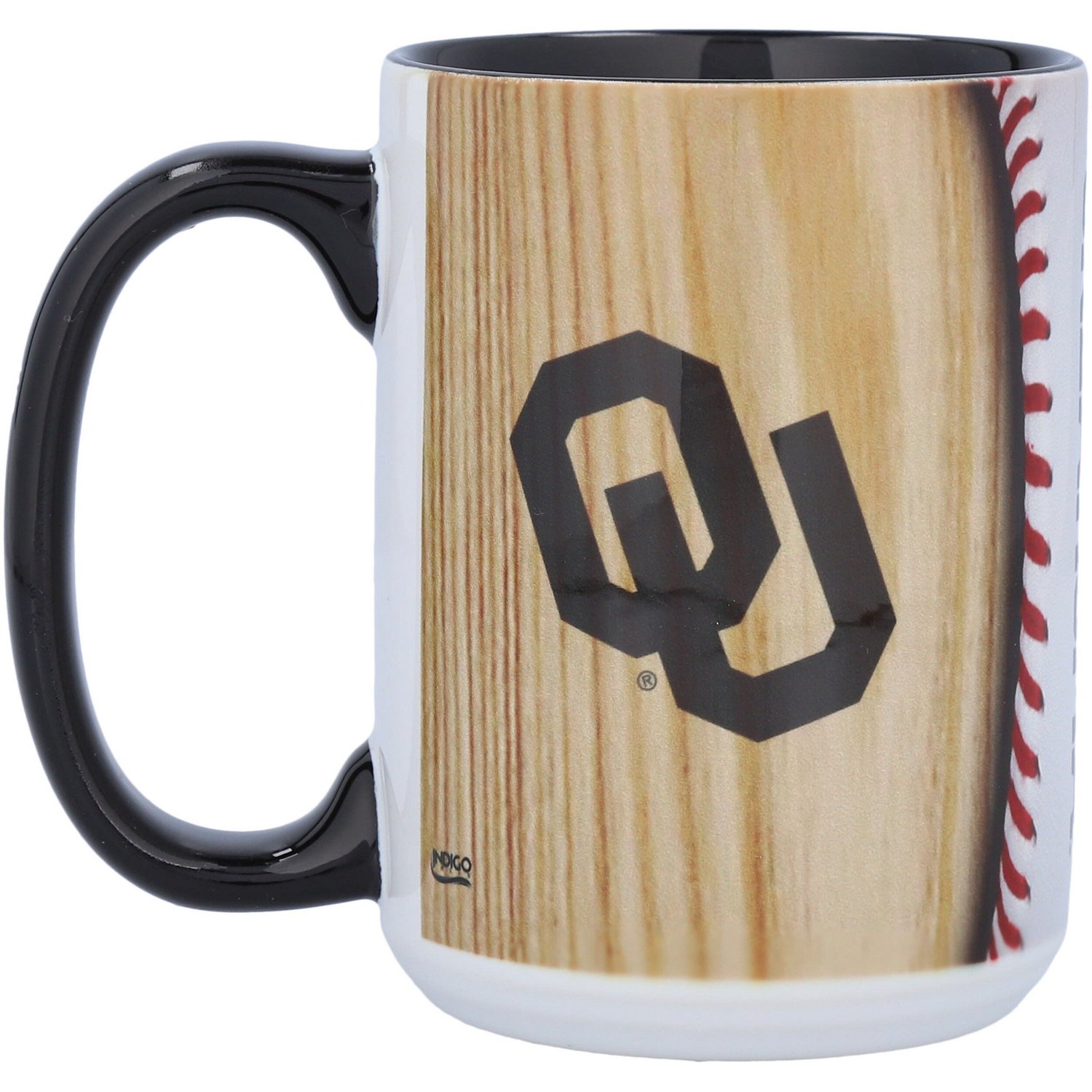 Oklahoma Sooners 15oz Baseball Mug
