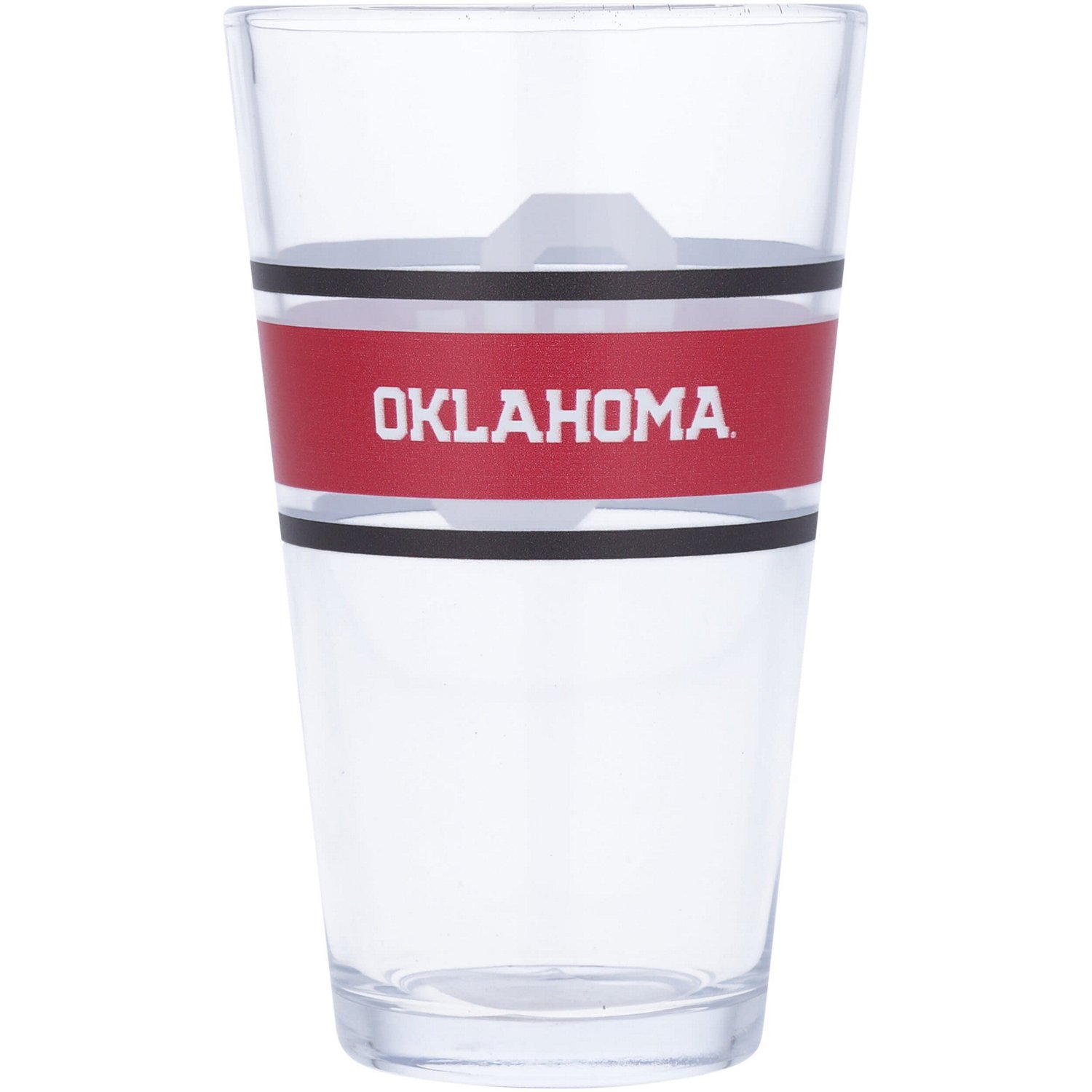 Oklahoma Sooners 16oz Stripe Pint Glass - view number 2