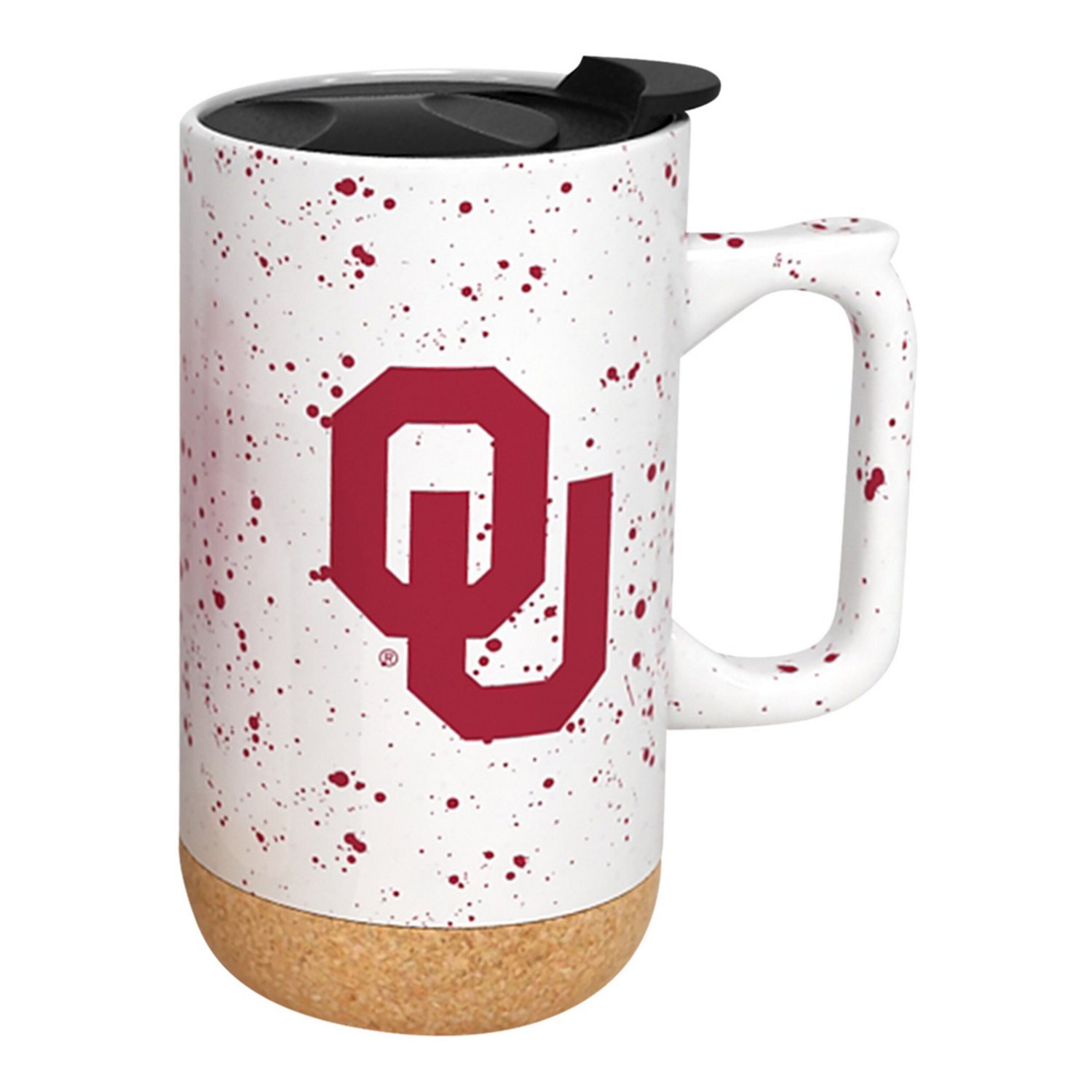Oklahoma Sooners 18oz Speckle Cork Mug