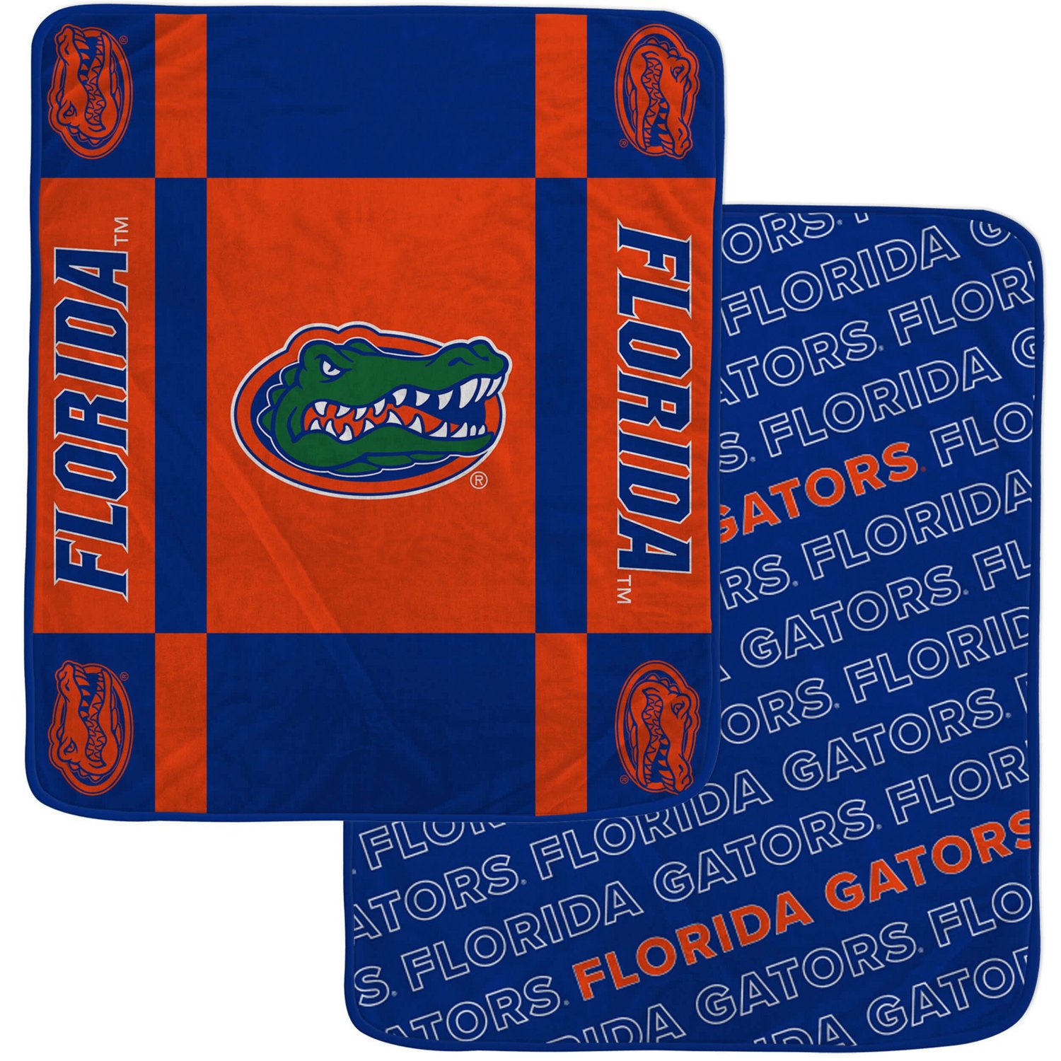 Pegasus Florida Gators 60 x 70 Reverse Block Double-Sided Ultra Cozy Blanket