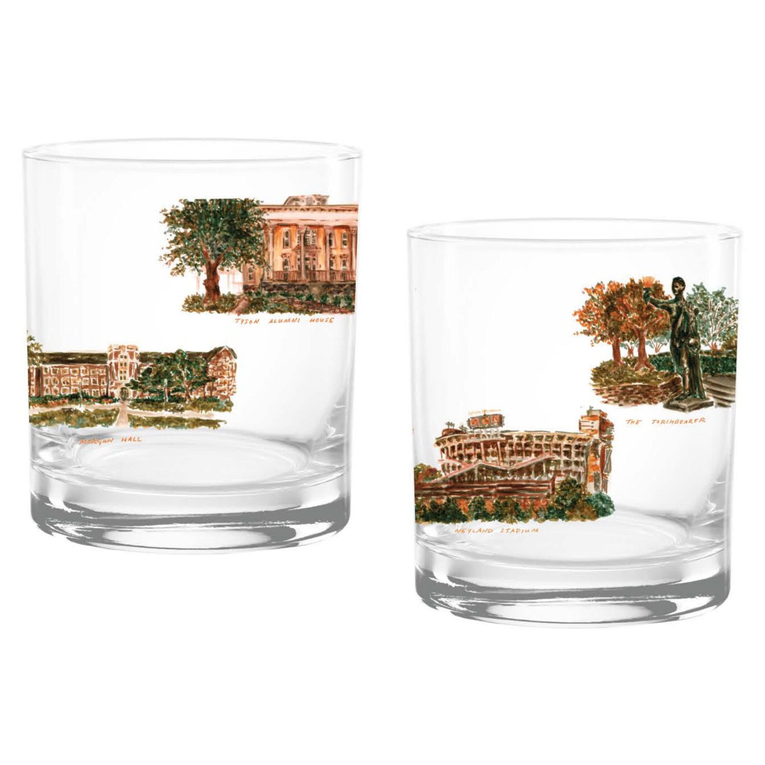 Tennessee Volunteers 2-Pack 14oz Laura Wilcox University Rocks Set - view number 2