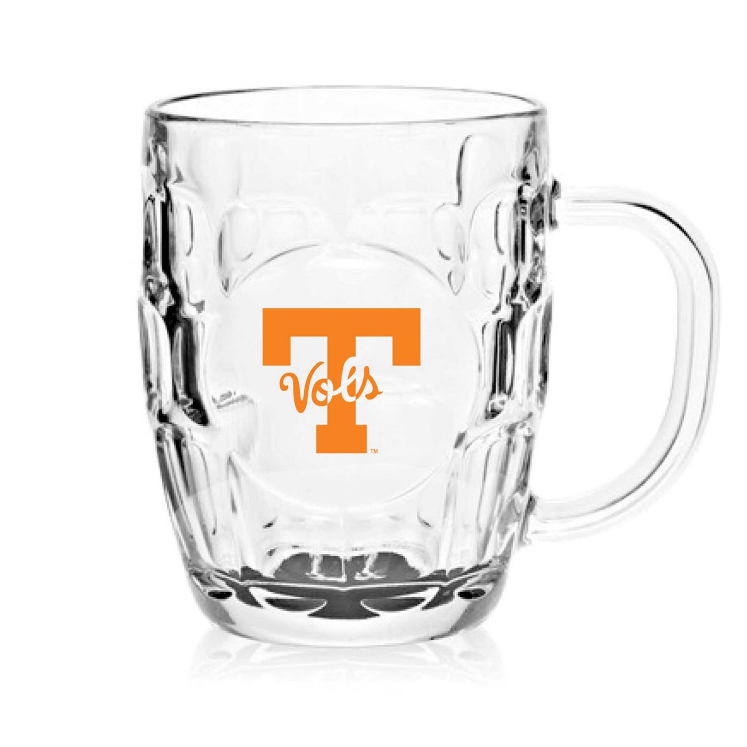 Tennessee Volunteers 20oz Dimpled Glass Mug