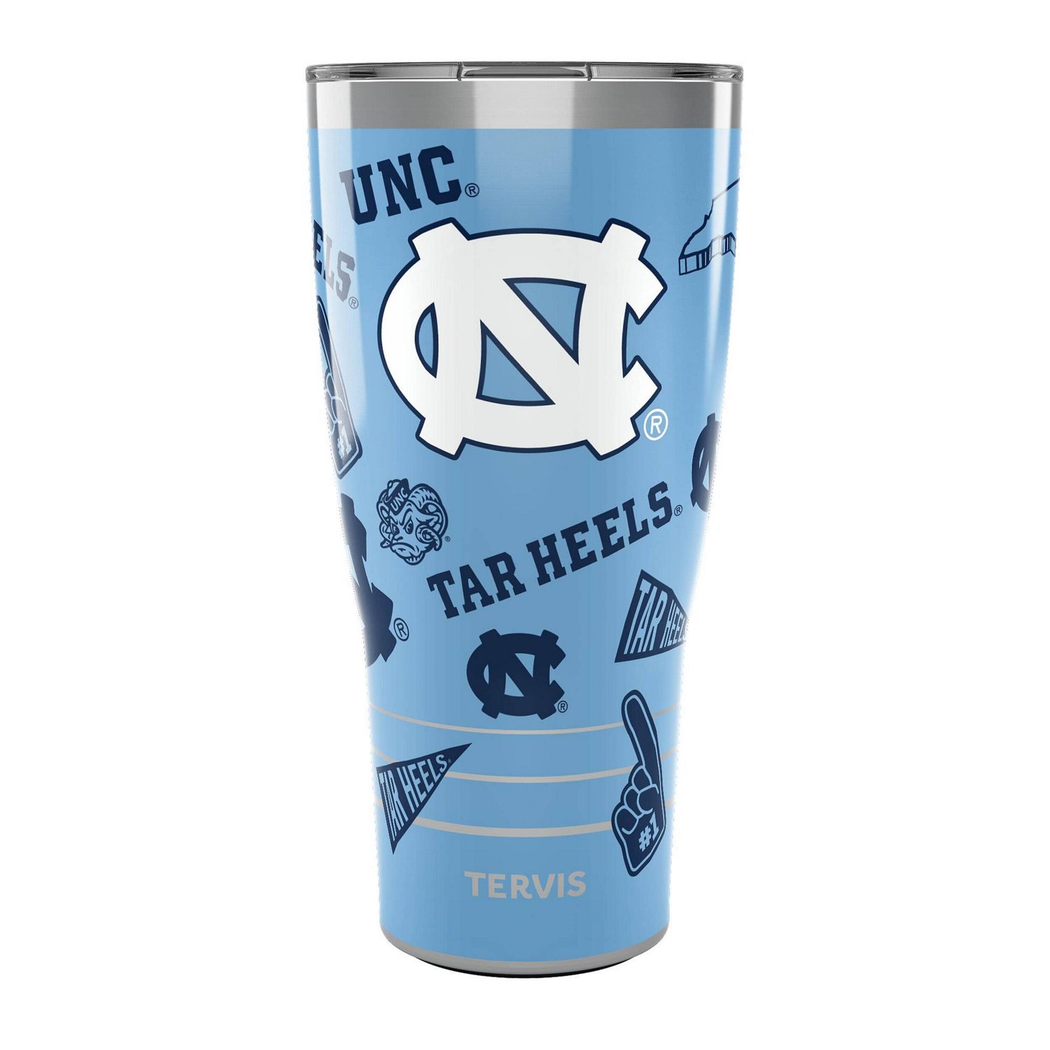 Tervis North Carolina Tar Heels 30oz Swag Tumbler With Slider Lid