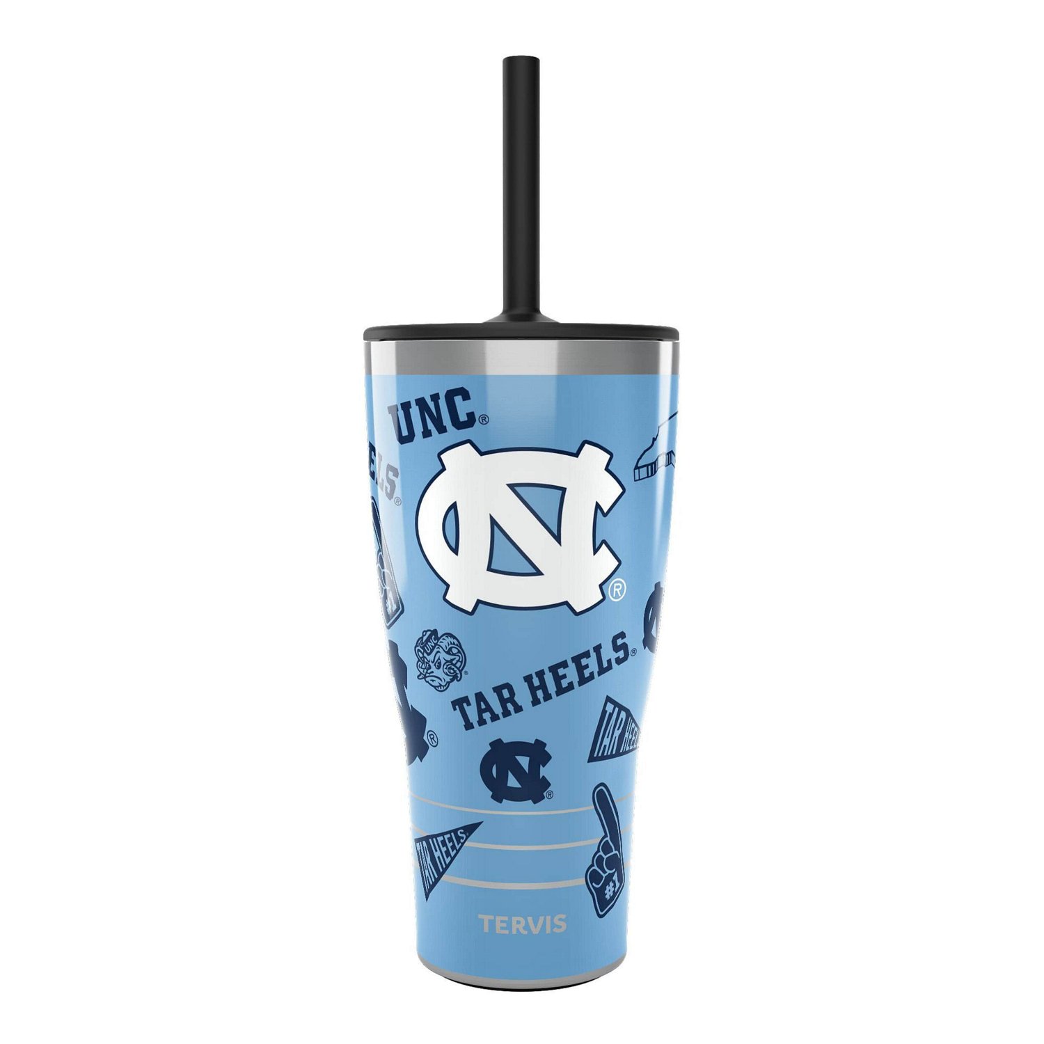 Tervis North Carolina Tar Heels 30oz Swag Tumbler With Straw Lid