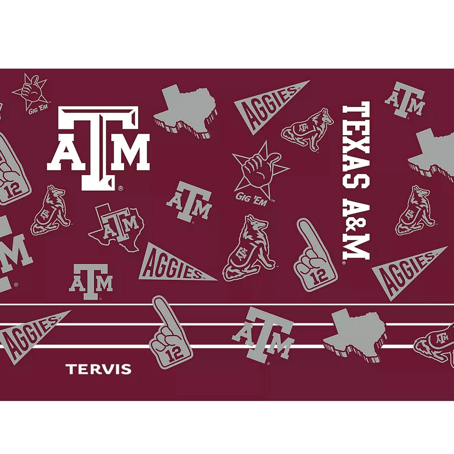 Tervis Texas AM Aggies 30oz Swag Tumbler With Slider Lid                                                                         - view number 2