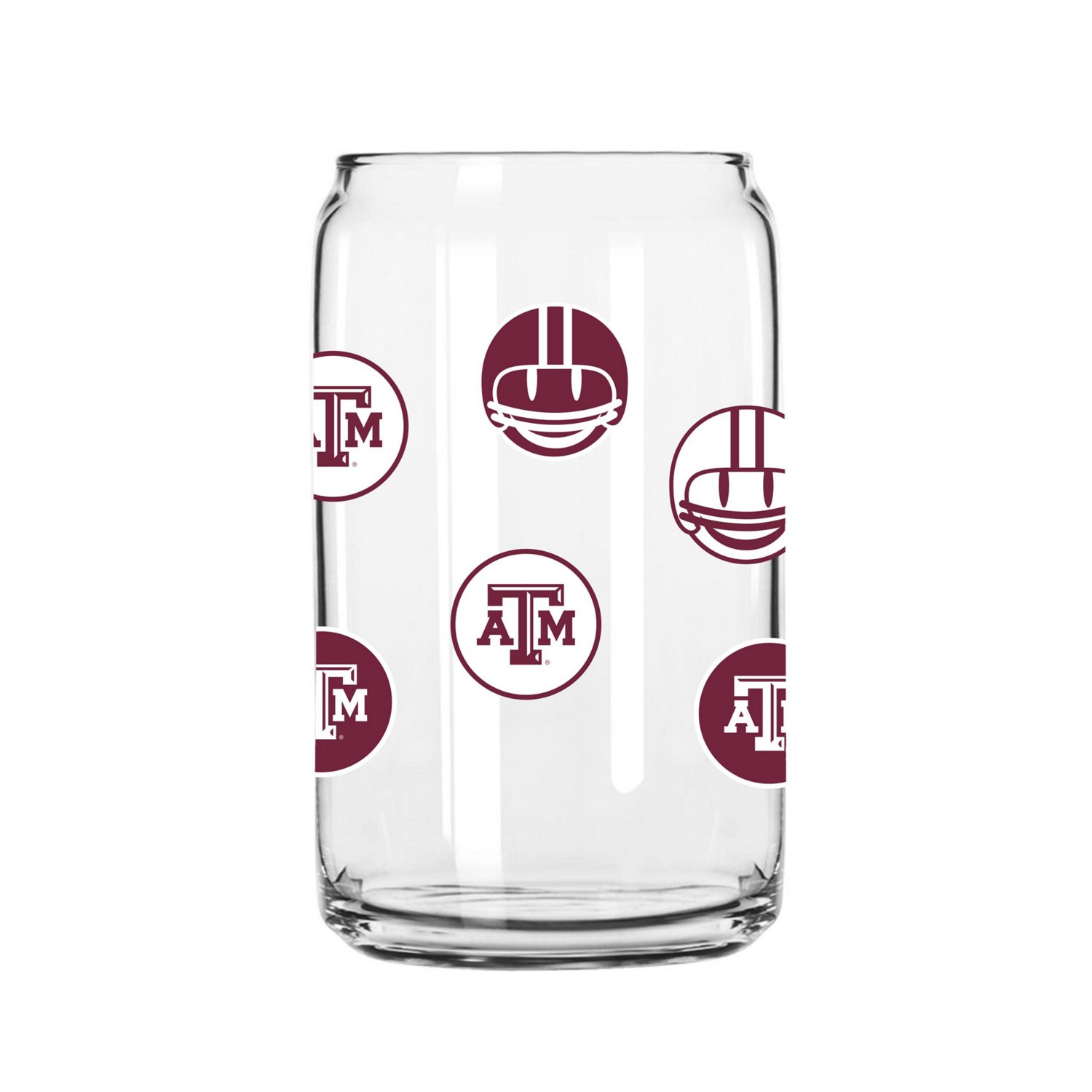 Texas AM Aggies 16oz Smiley Can Glass - view number 1