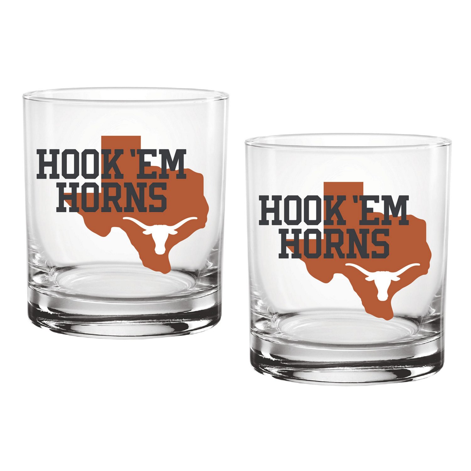 Texas Longhorns Two-Pack 14oz Hometown Glass Set