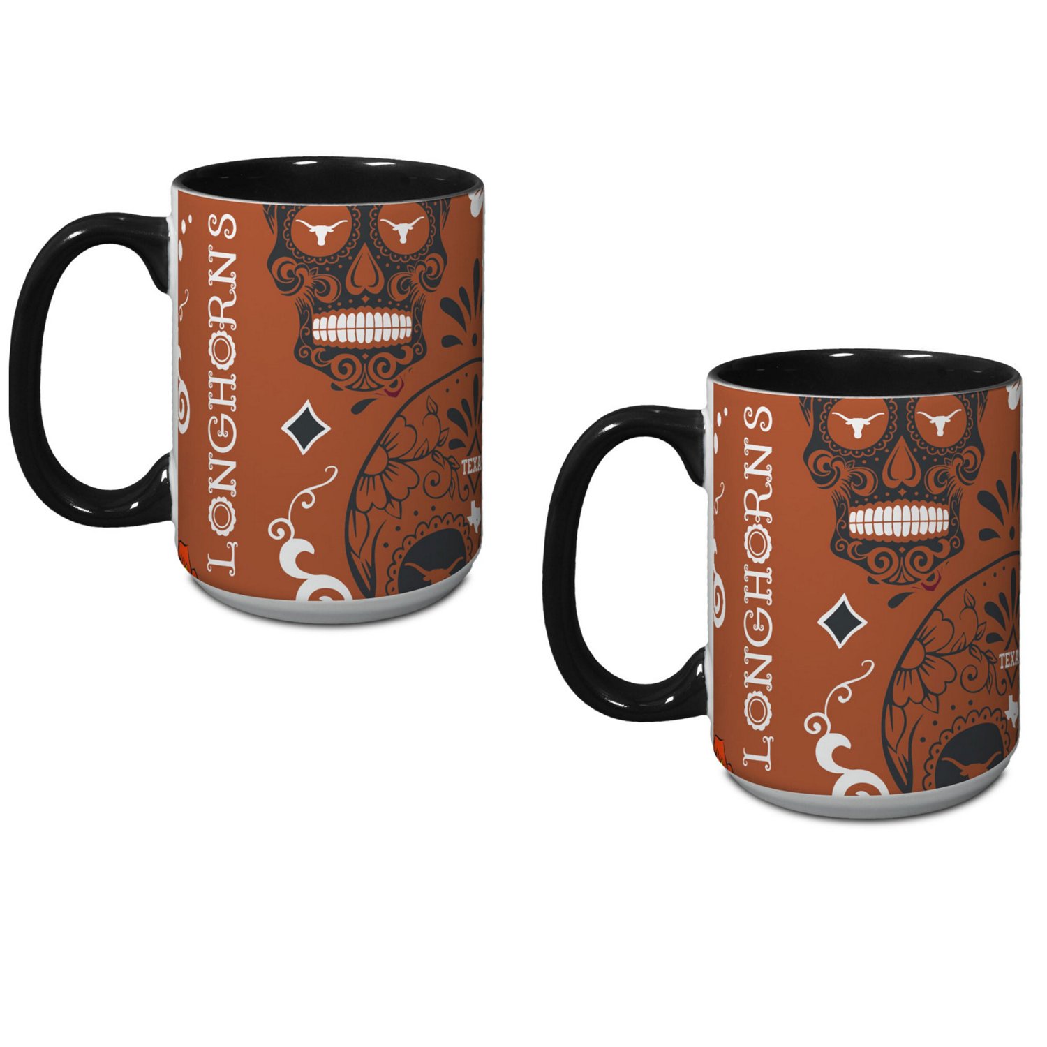 Texas Longhorns Two-Pack Dia De Los Muertos Mug Set - view number 2