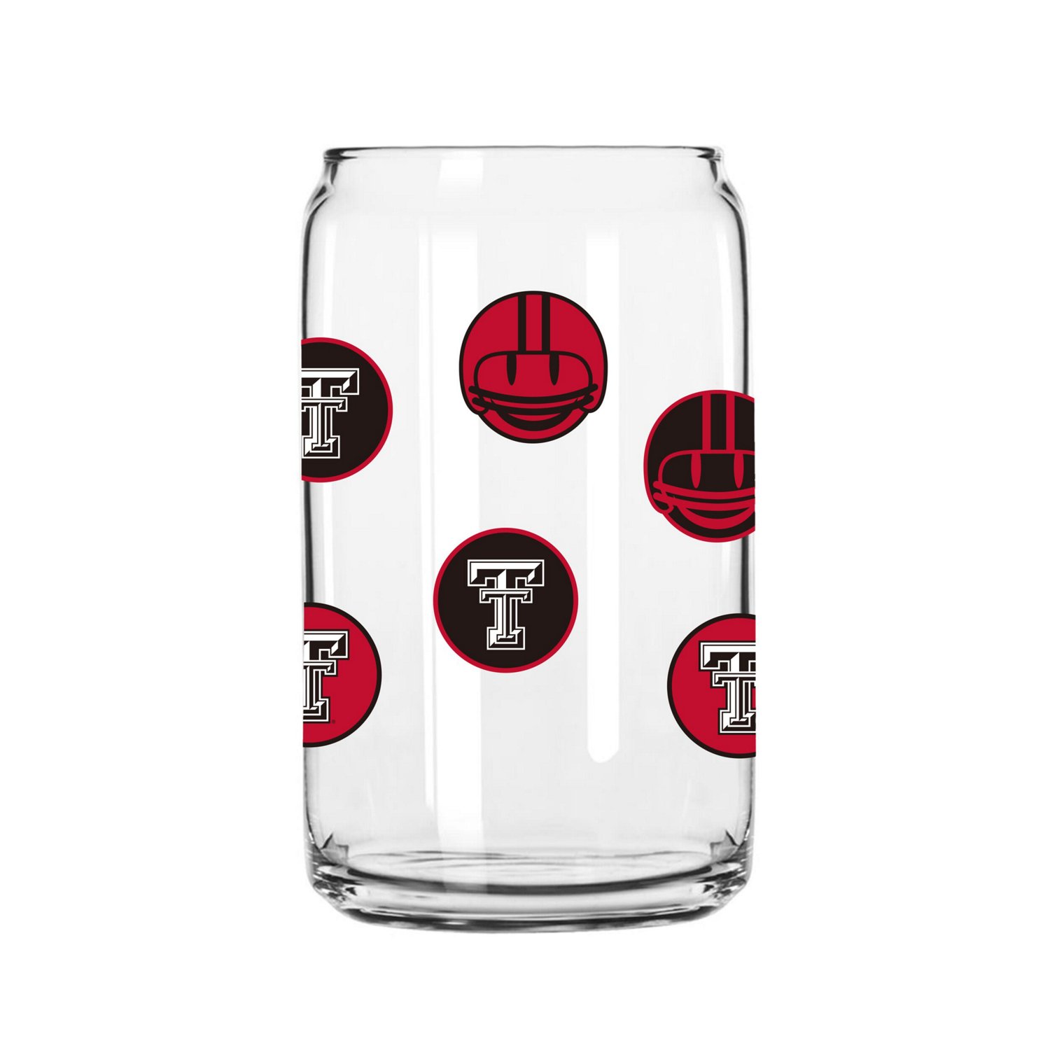 Texas Tech Raiders 16oz Smiley Can Glass - view number 1