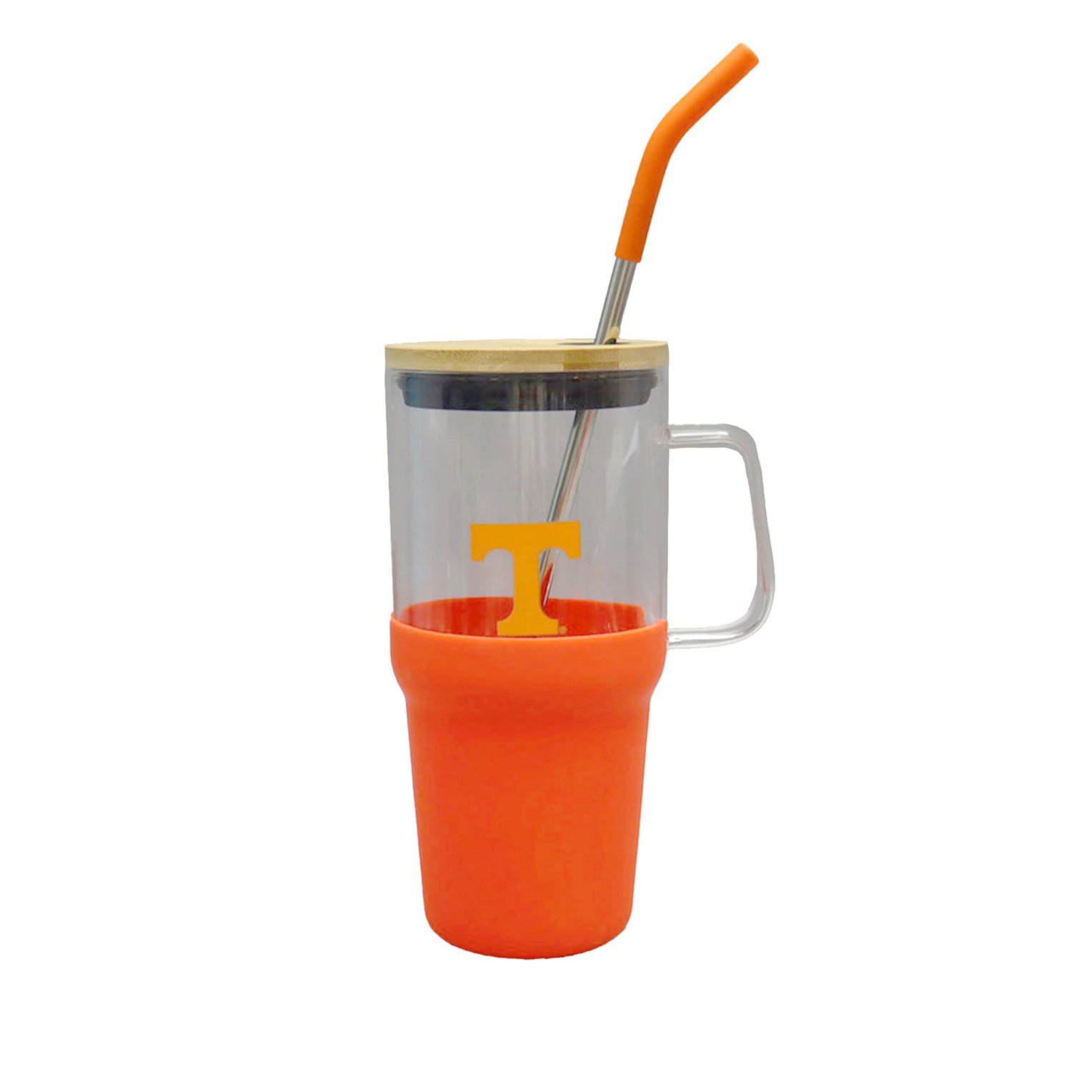 The Memory Company Tennessee Volunteers 40oz Glass Tumbler with Silicone Snack Tray - view number 2