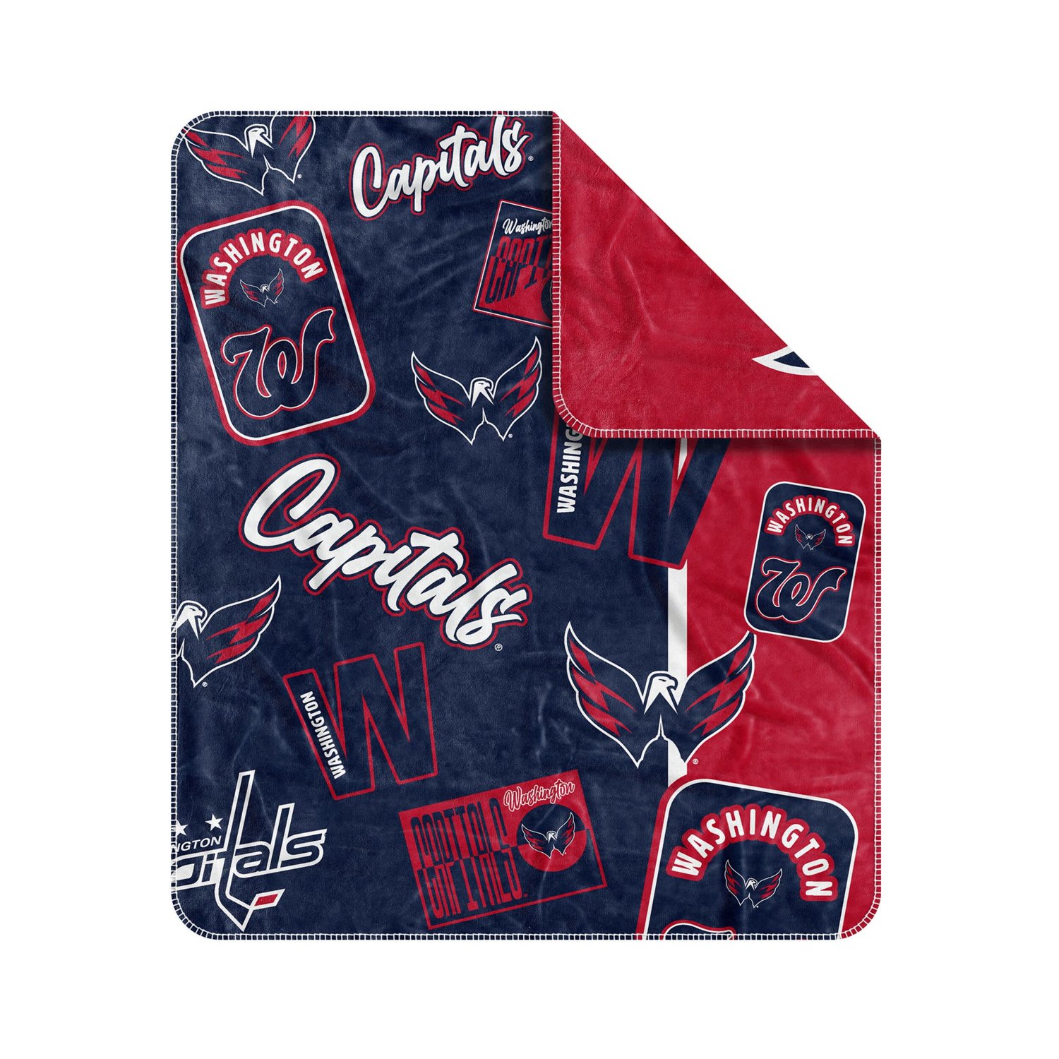 Washington Capitals 50" x 60" Dream Weave Throw Blanket - view number 2